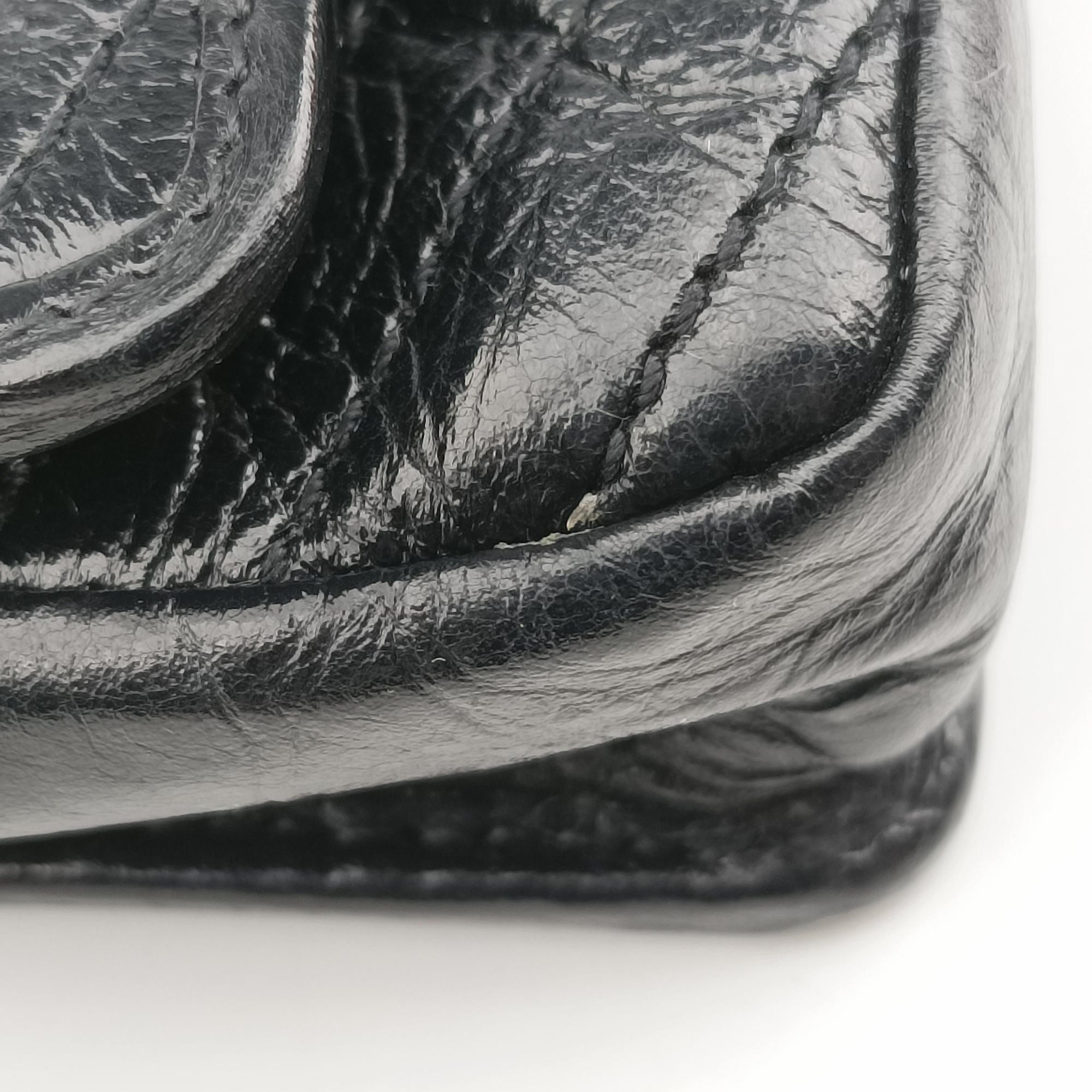 Pre-owned Yves Saint Laurent Niki Black lambskin 710844 shoulderbag | stylenewstar