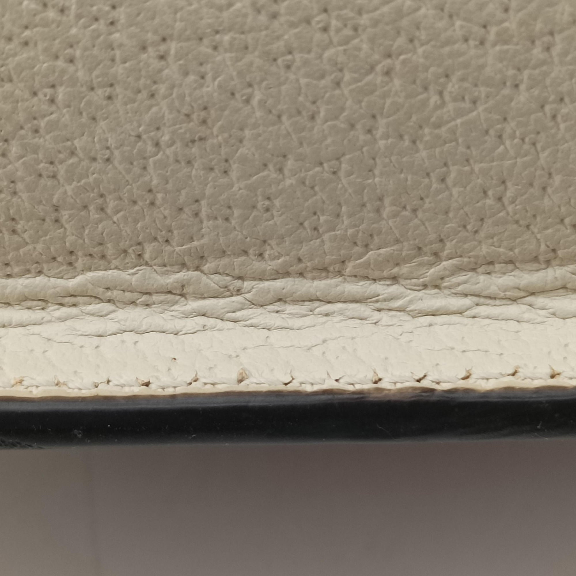 Pre-owned Gucci Sylvie Ivory×Navy×Red Leather 524405 shoulderbag | stylenewstar