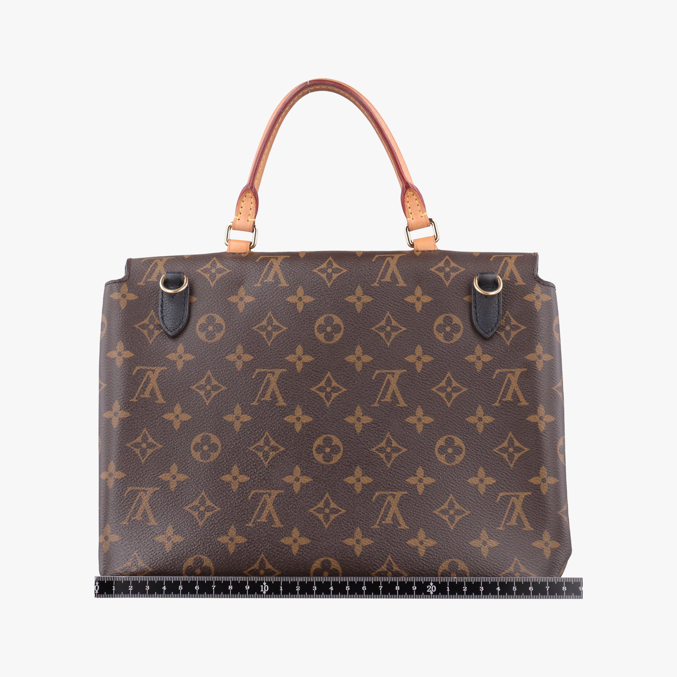 Pre-owned Louis Vuitton MARIGNAN brown×black Monogram Canvas×calf leather M44259 shoulderbag | stylenewstar
