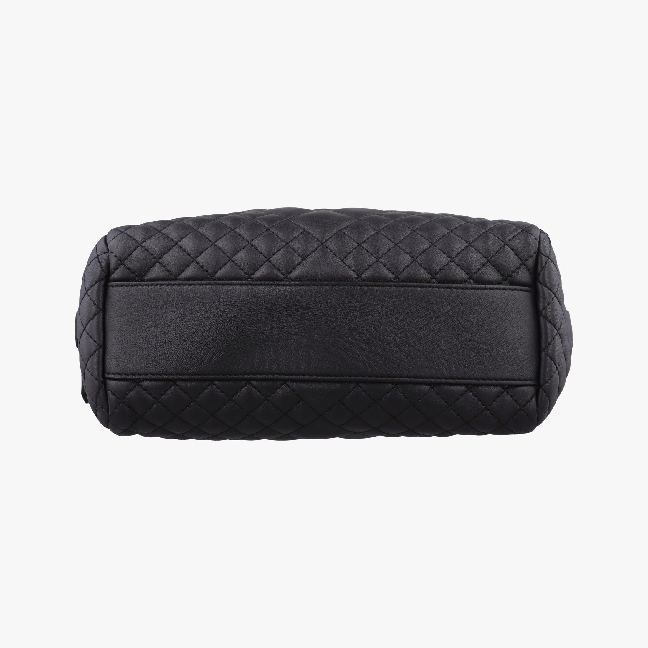 Pre-owned VERSACE Devotion Black Leather  handbag | stylenewstar