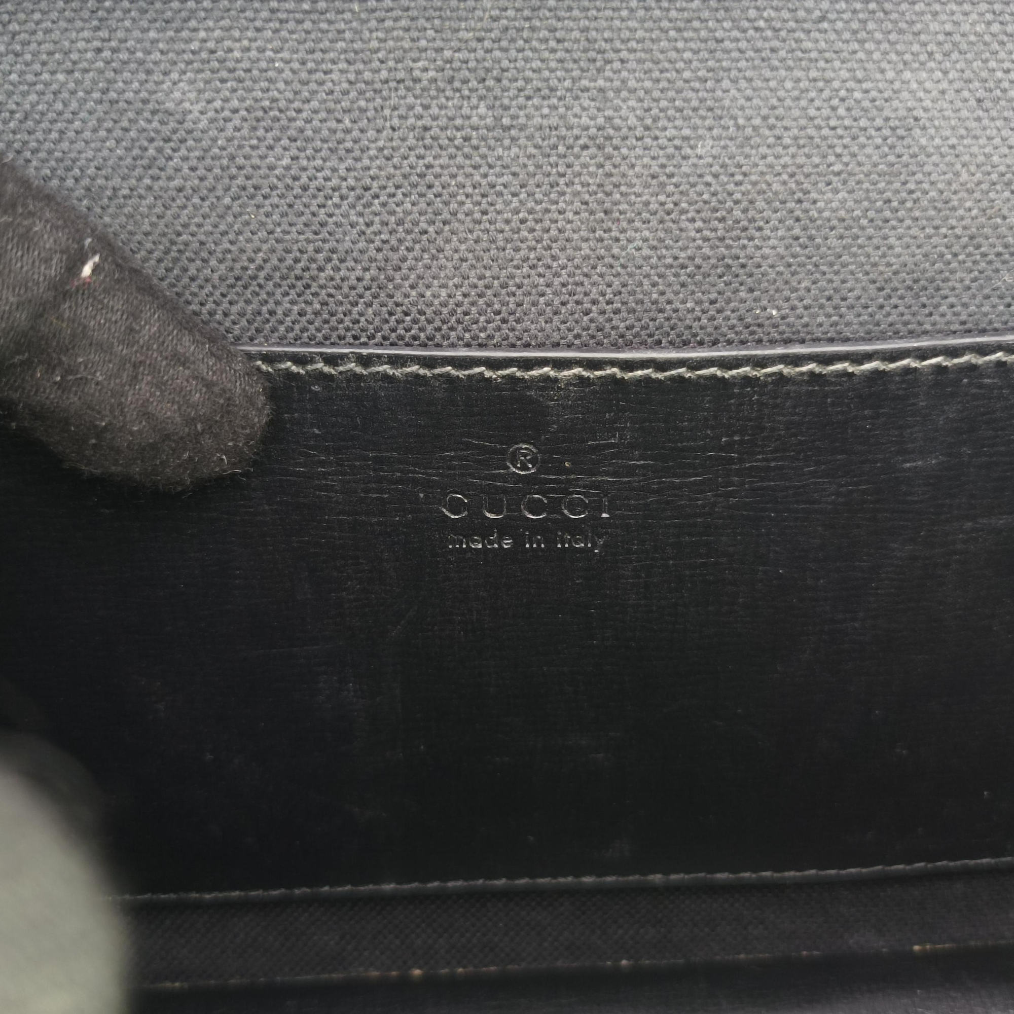 Pre-owned Gucci Interlocking G Grey PVC coated canvas 724717 shoulderbag | stylenewstar
