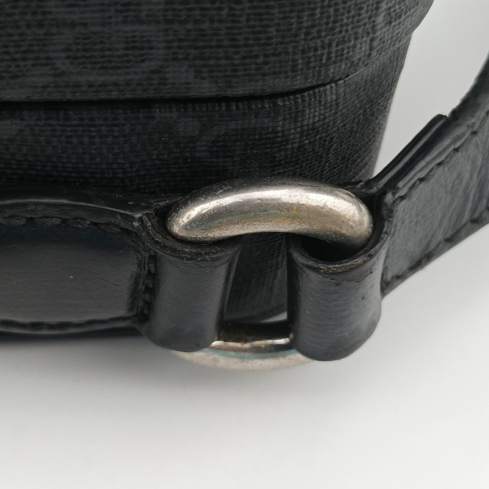 Pre-owned Gucci Interlocking G Grey PVC coated canvas 724717 shoulderbag | stylenewstar