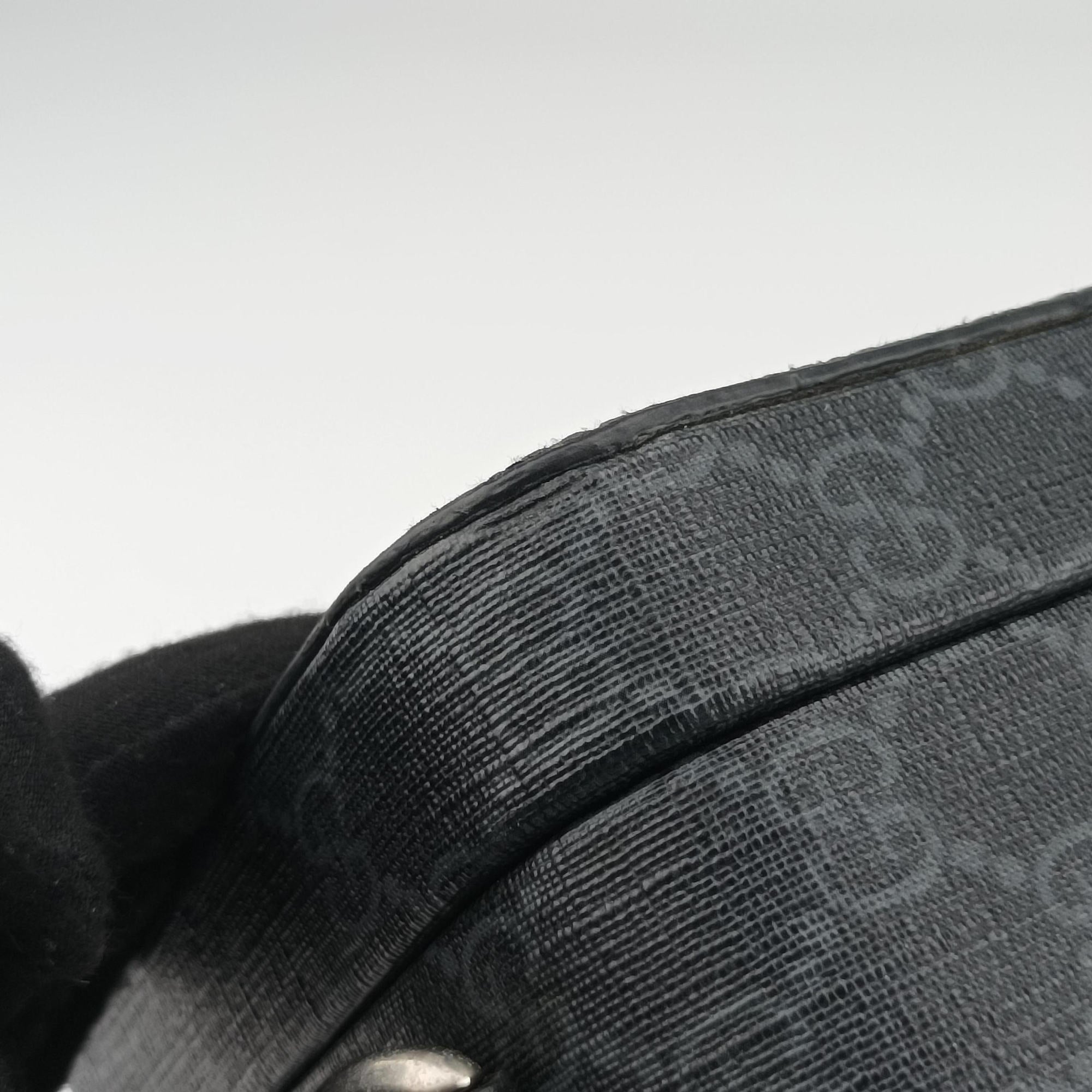 Pre-owned Gucci Interlocking G Grey PVC coated canvas 724717 shoulderbag | stylenewstar