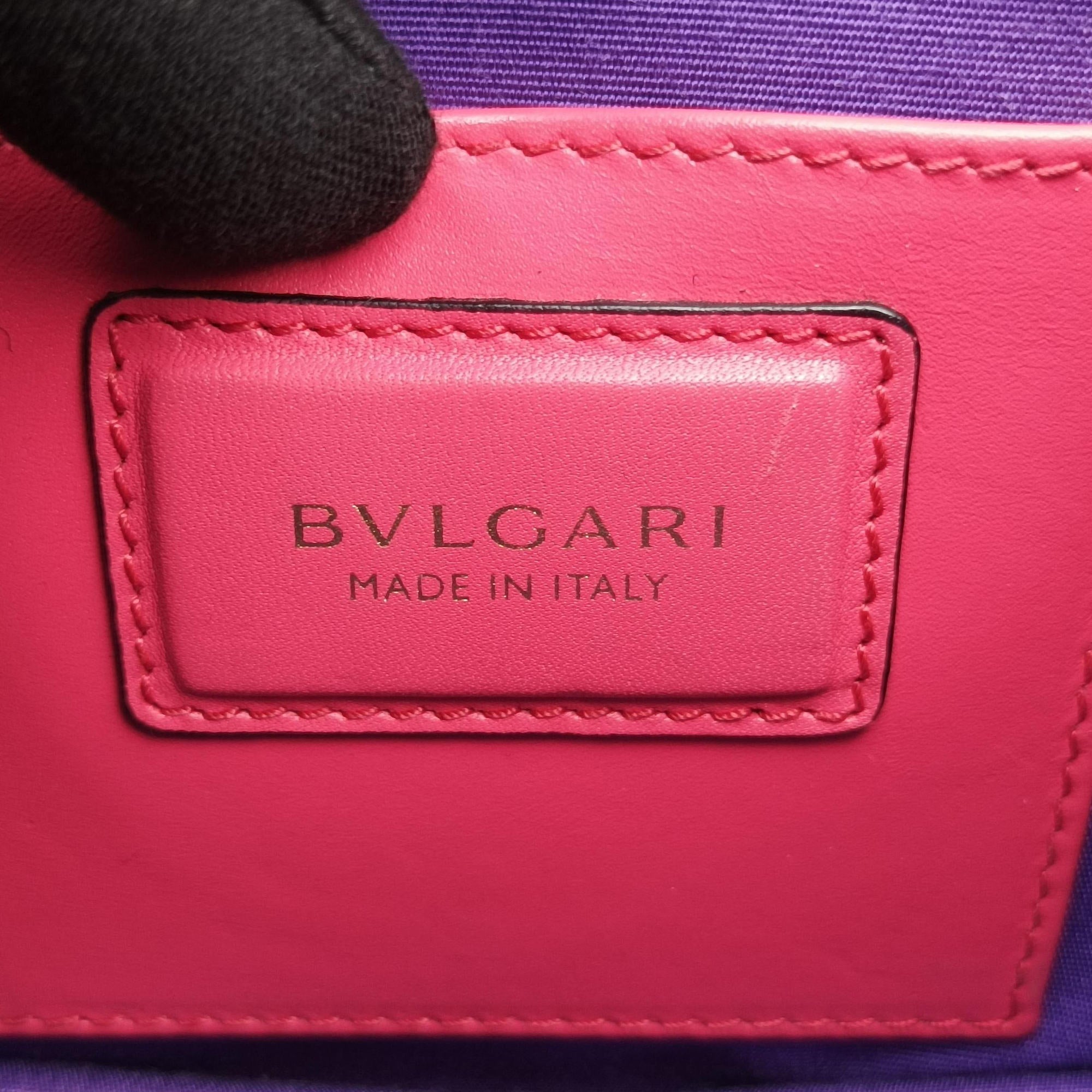 Secondhand Bvlgari SERPENTI FOREVER Pink Leather  shoulderbag | stylenewstar