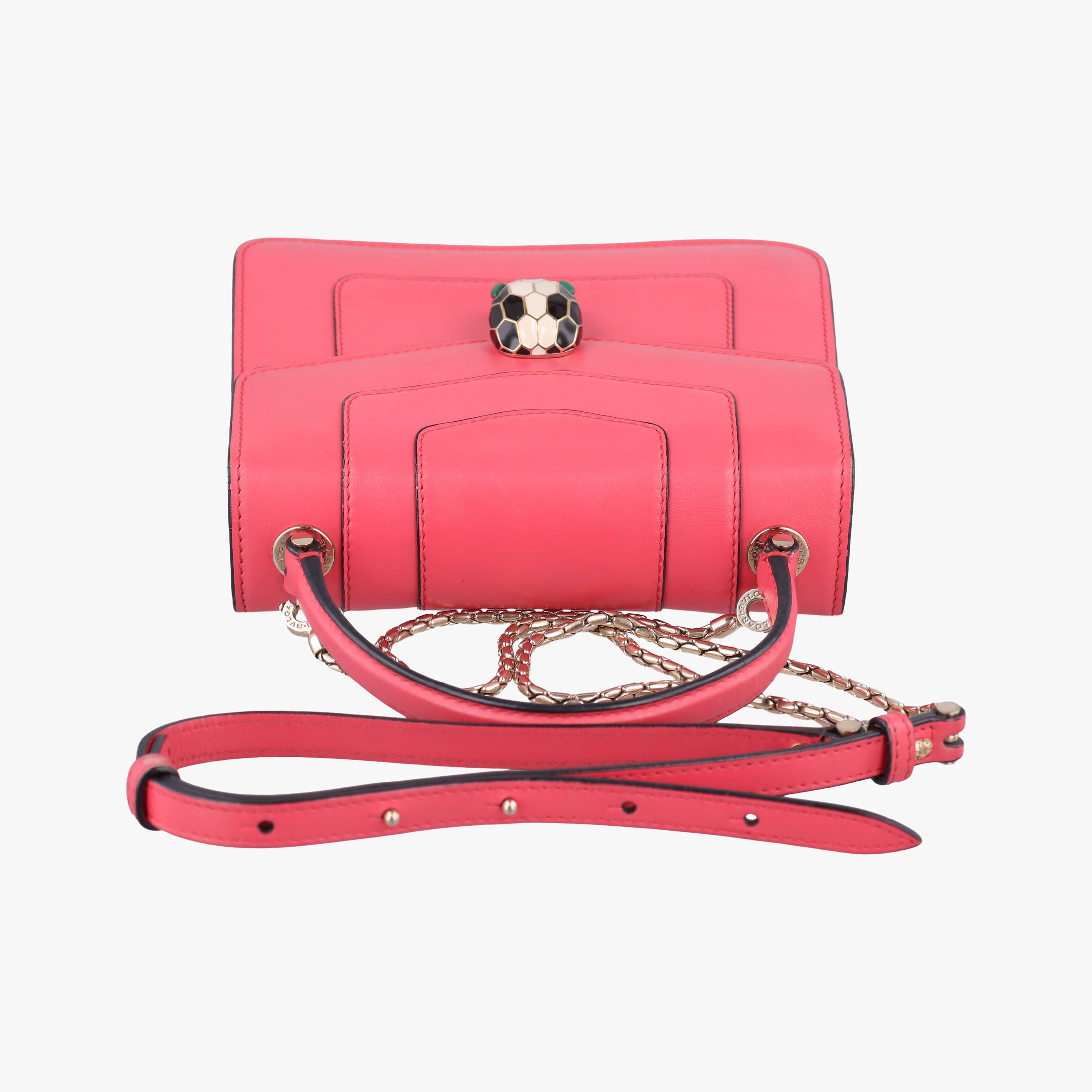 Secondhand Bvlgari SERPENTI FOREVER Pink Leather  shoulderbag | stylenewstar