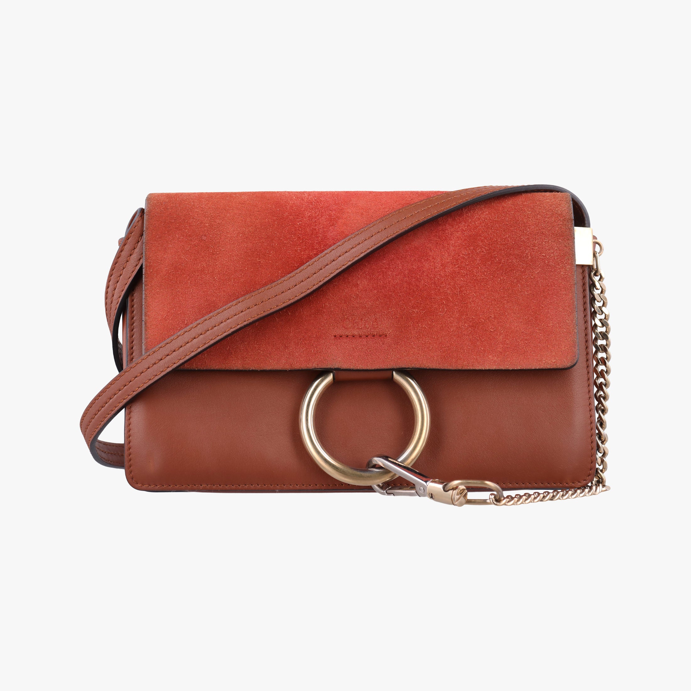 Vintage Chloe FAYE Brown Suede × leather  shoulderbag | stylenewstar