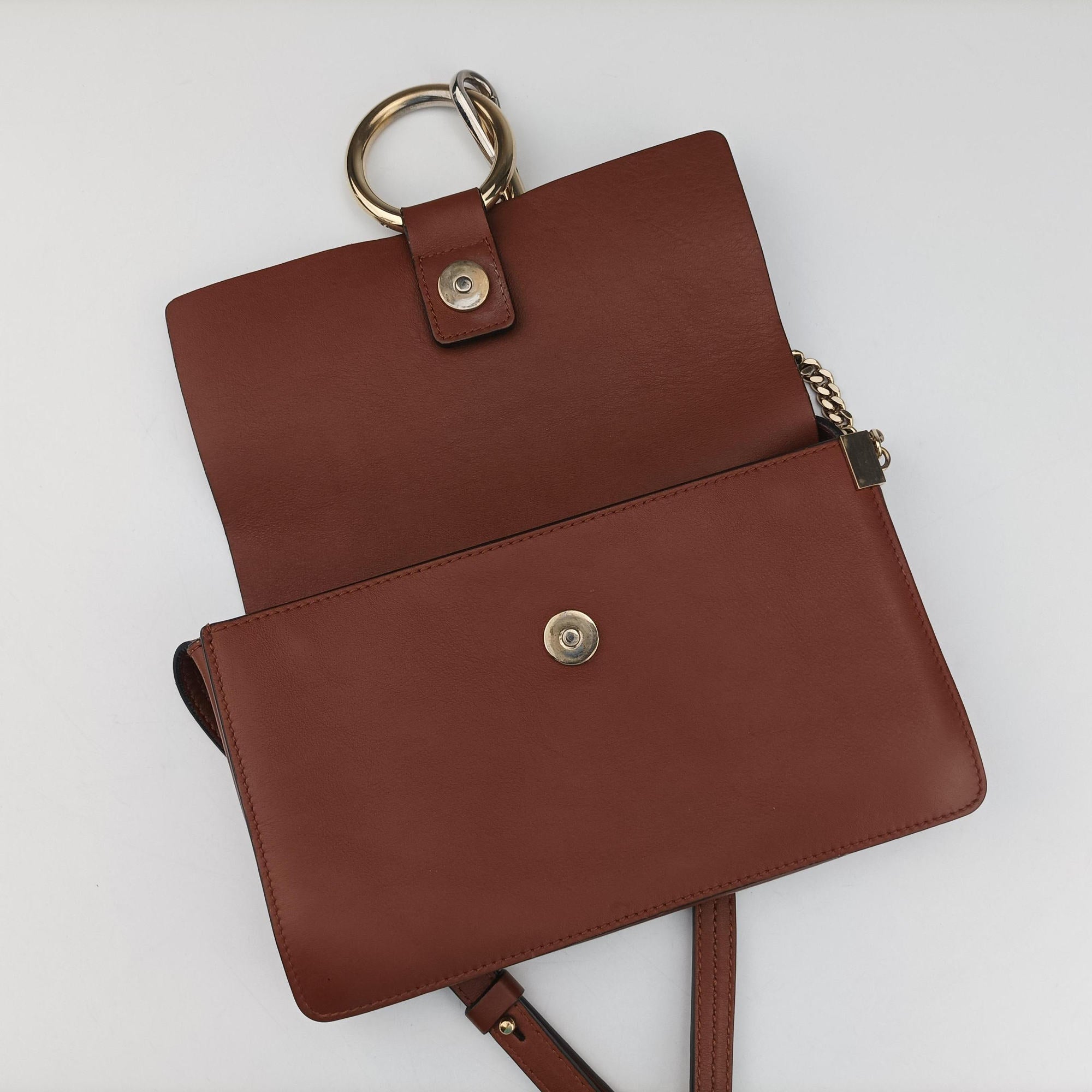 Vintage Chloe FAYE Brown Suede × leather  shoulderbag | stylenewstar