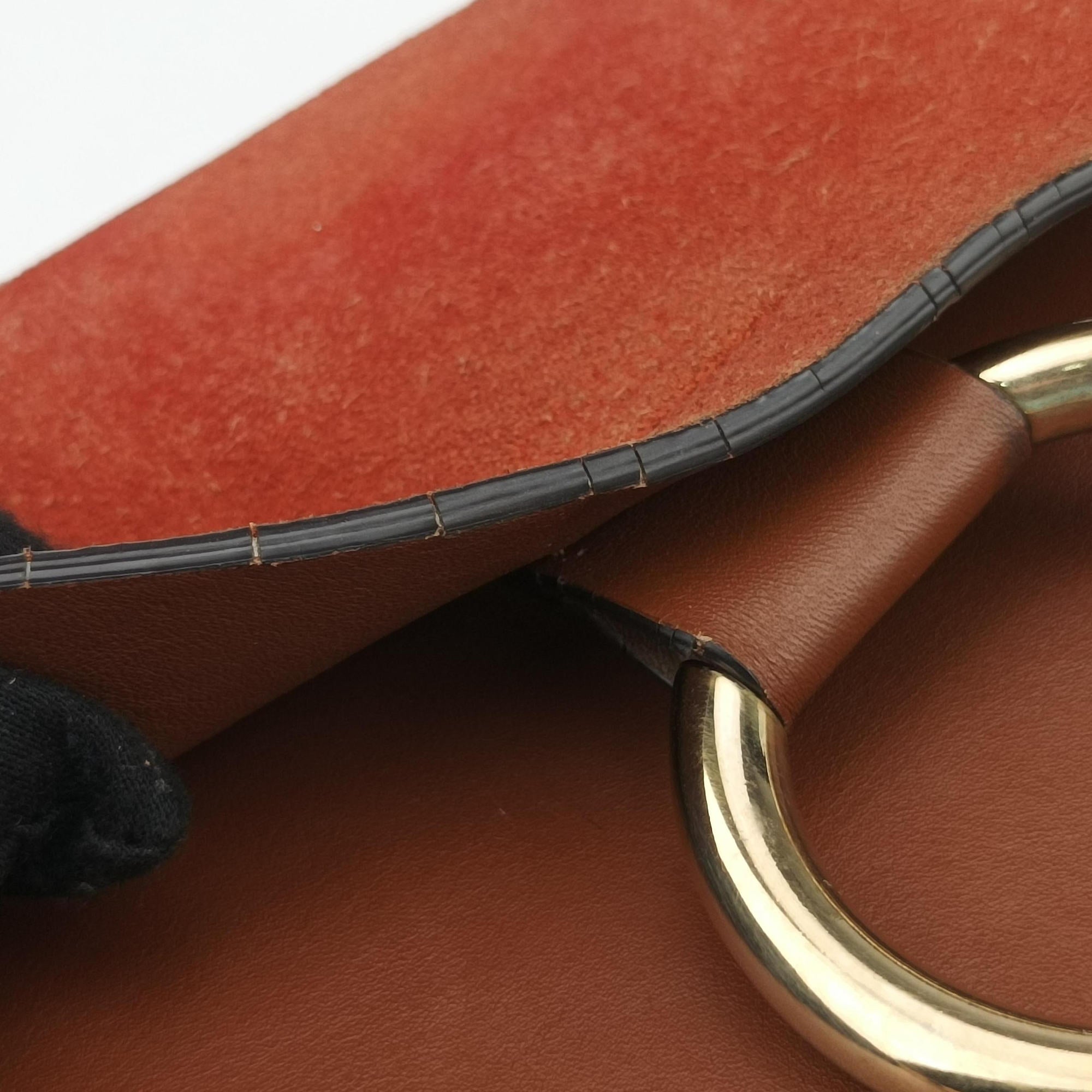 Vintage Chloe FAYE Brown Suede × leather  shoulderbag | stylenewstar