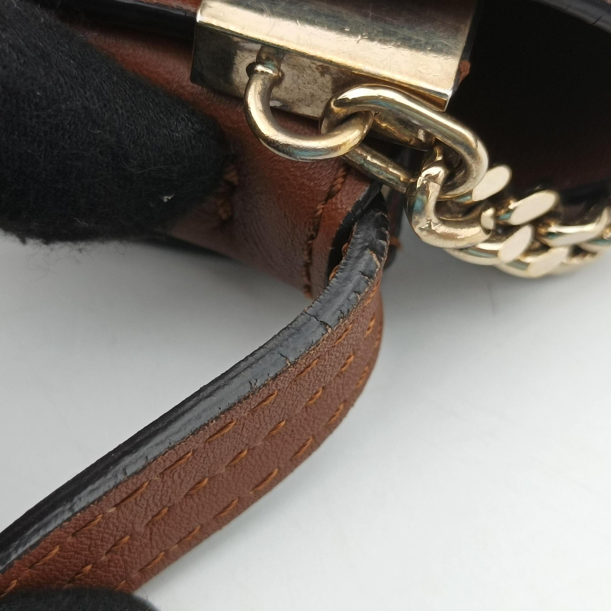 Vintage Chloe FAYE Brown Suede × leather  shoulderbag | stylenewstar