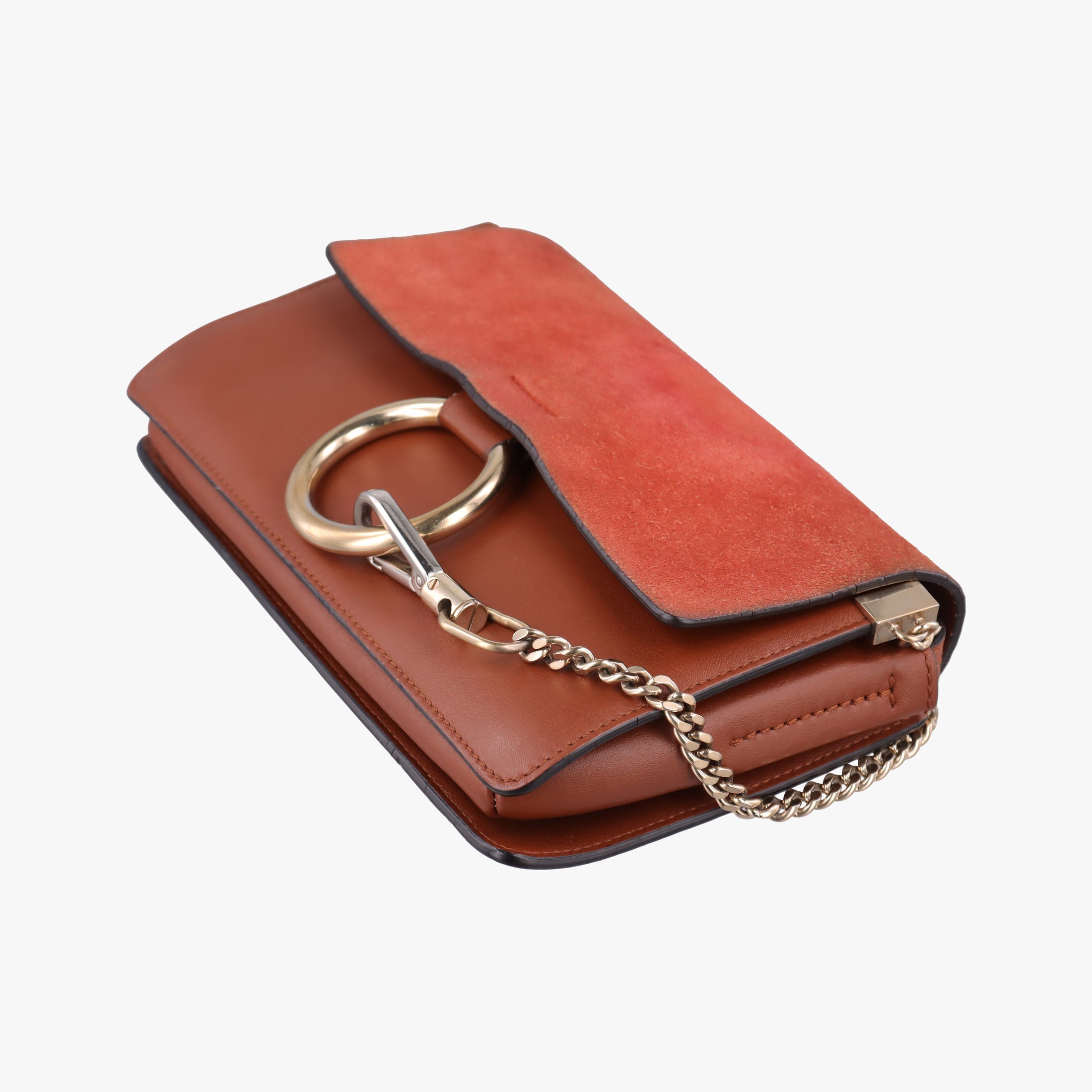 Vintage Chloe FAYE Brown Suede × leather  shoulderbag | stylenewstar