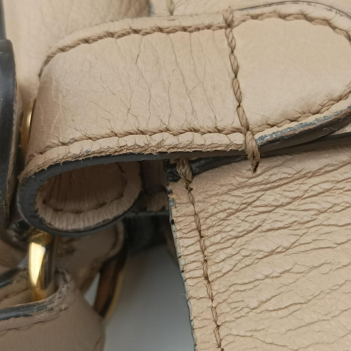 Secondhand Fendi Flip Beige×Brown Leather×Suede 8BT302 shoulderbag | stylenewstar