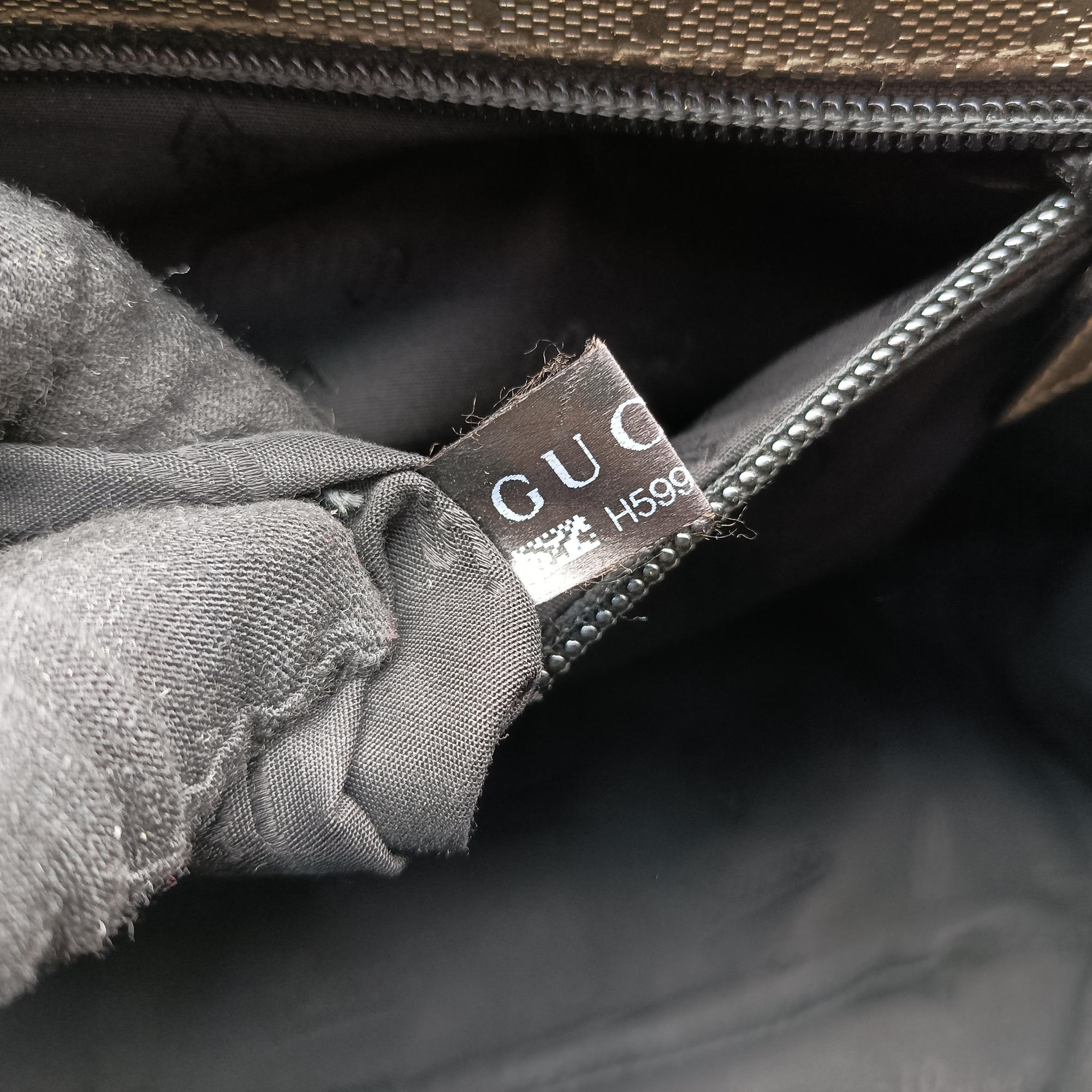 Pre-owned Gucci GG Plus Messenger Golden PVC coated canvas×leather 201732 shoulderbag | stylenewstar