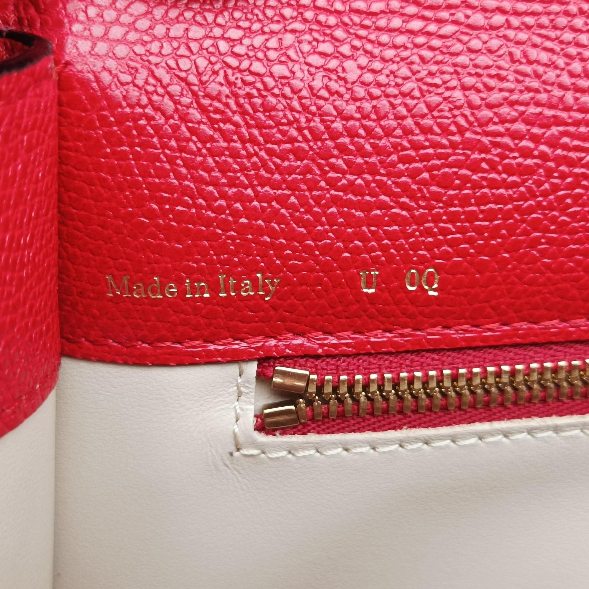 Secondhand Valextra Iside Red Calfskin  shoulderbag | stylenewstar