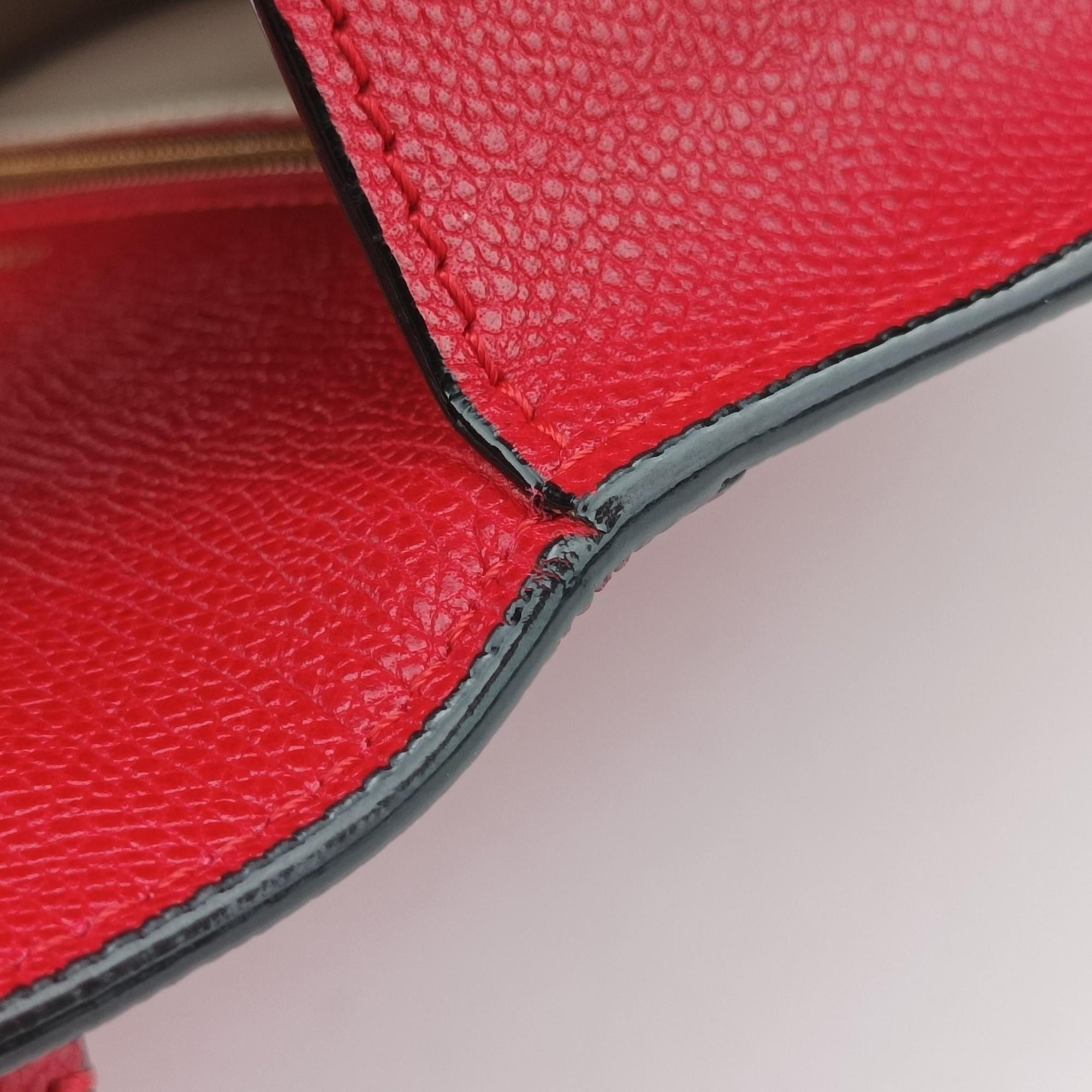 Secondhand Valextra Iside Red Calfskin  shoulderbag | stylenewstar