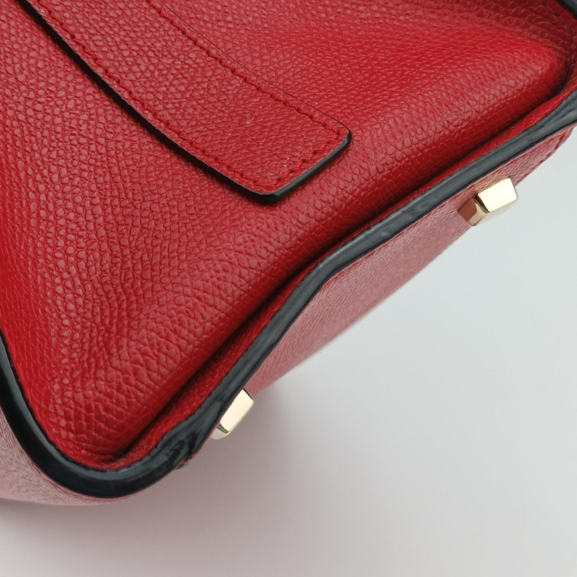 Secondhand Valextra Iside Red Calfskin  shoulderbag | stylenewstar