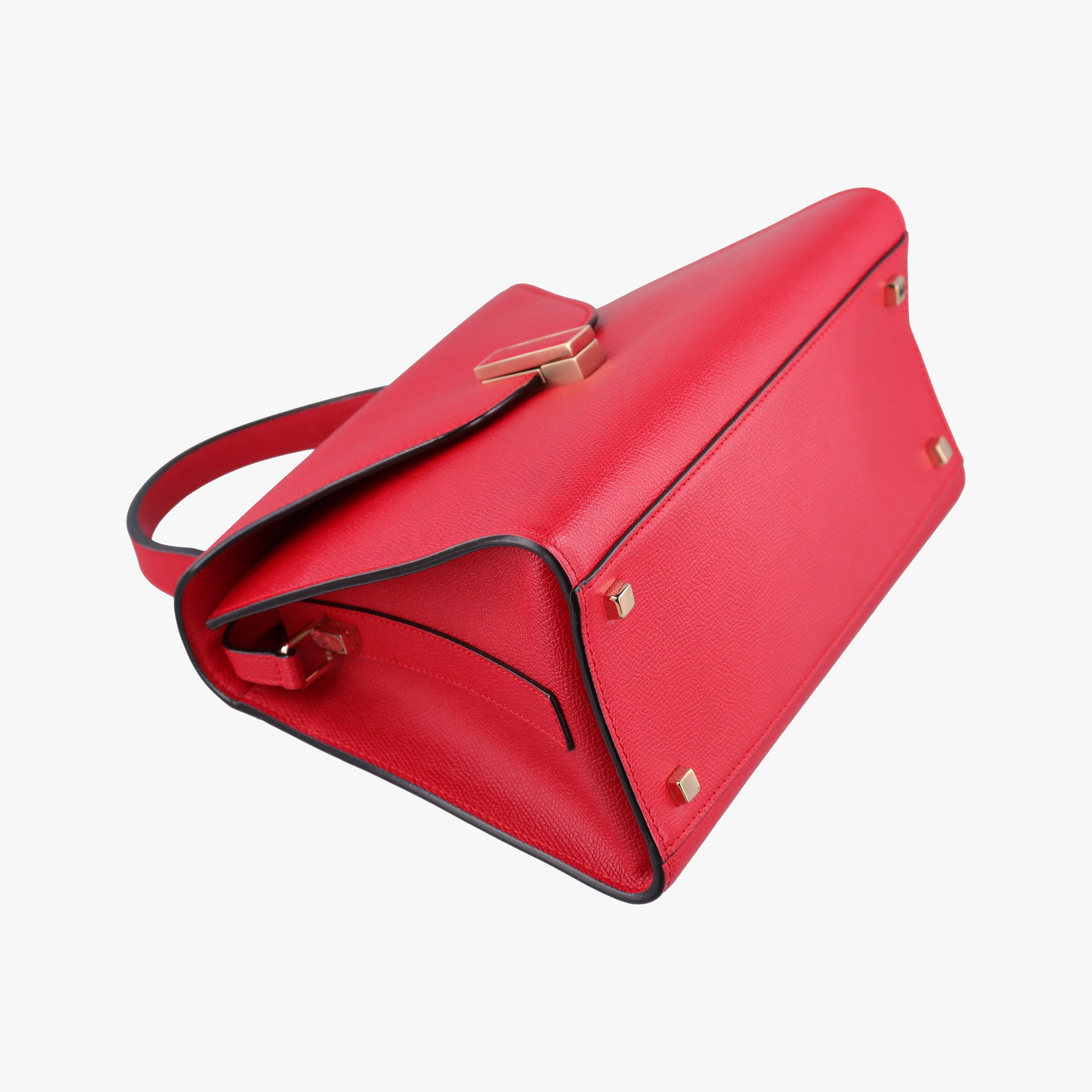 Secondhand Valextra Iside Red Calfskin  shoulderbag | stylenewstar
