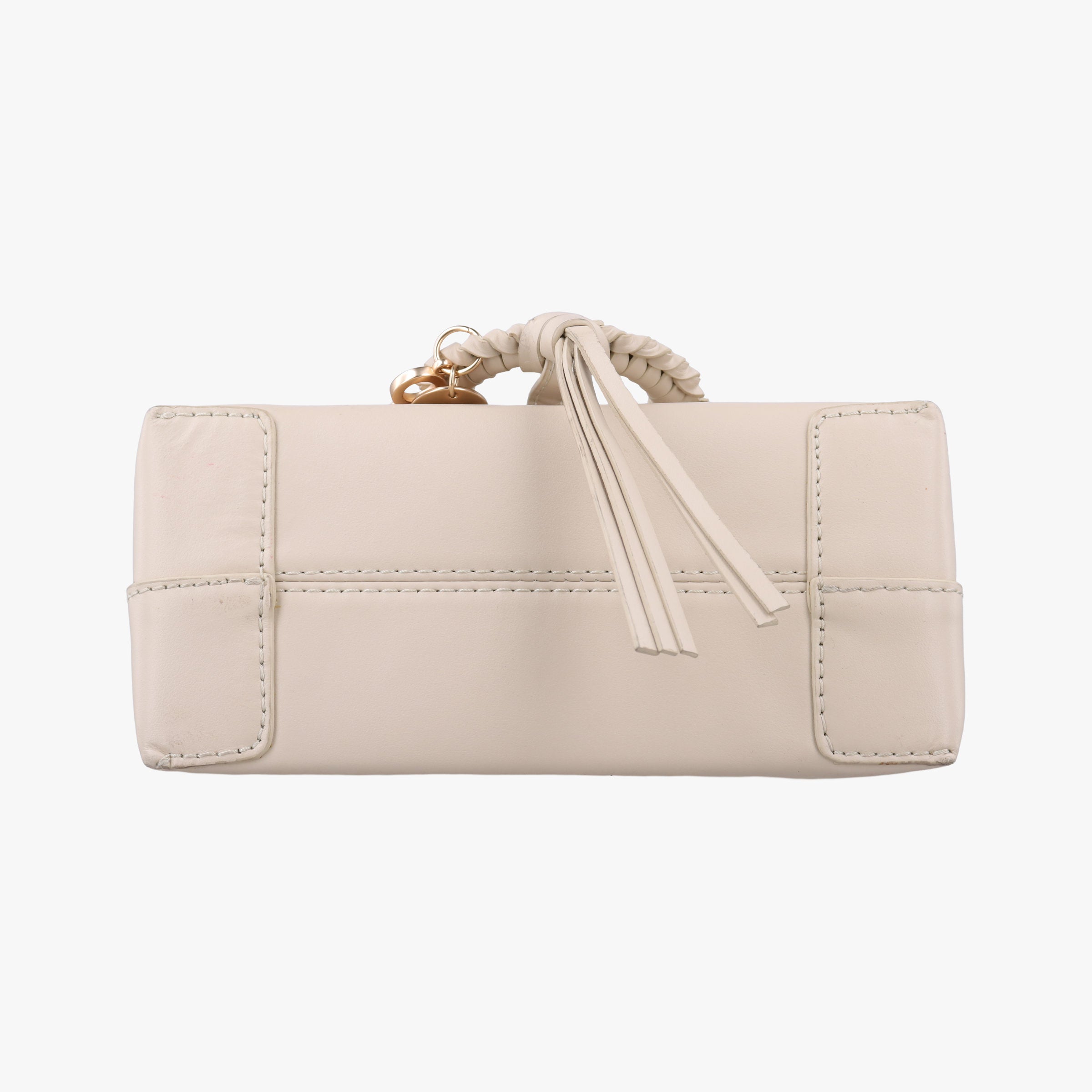 Pre-owned See By Chloe Sac joan Beige Leather  handbag | stylenewstar