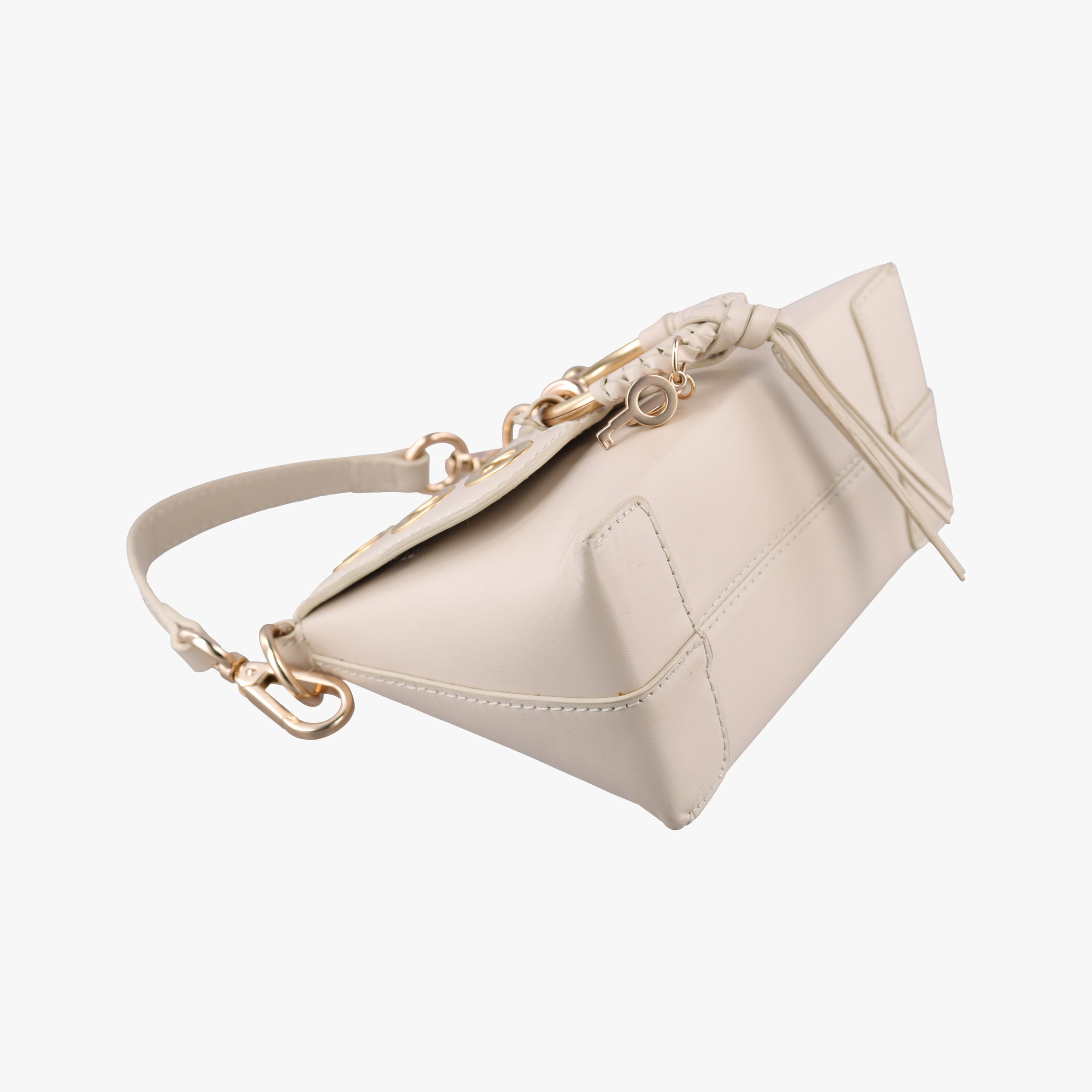 Pre-owned See By Chloe Sac joan Beige Leather  handbag | stylenewstar