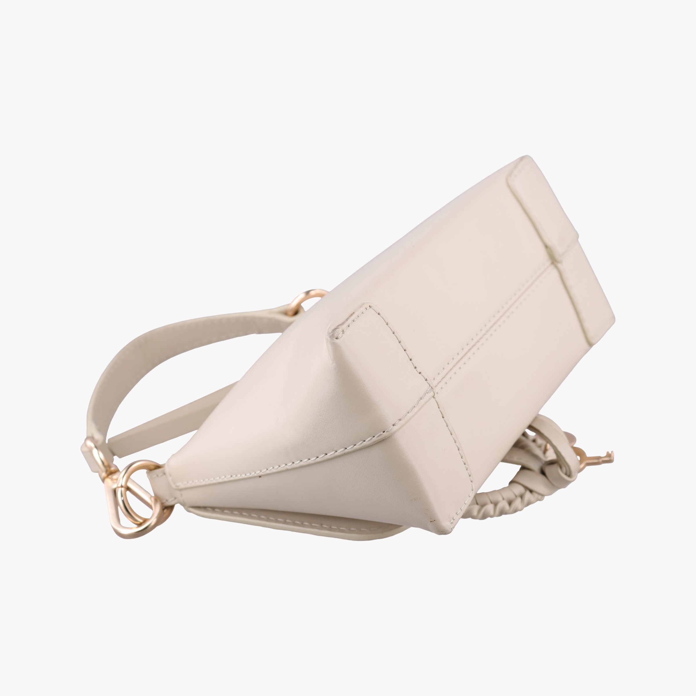 Pre-owned See By Chloe Sac joan Beige Leather  handbag | stylenewstar