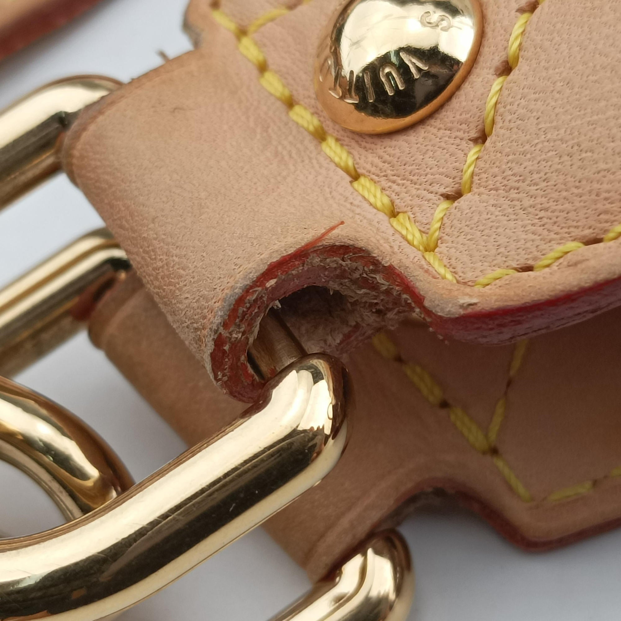 Pre-owned Louis Vuitton URSULA white Monogram Multicolor M40123 handbag | stylenewstar
