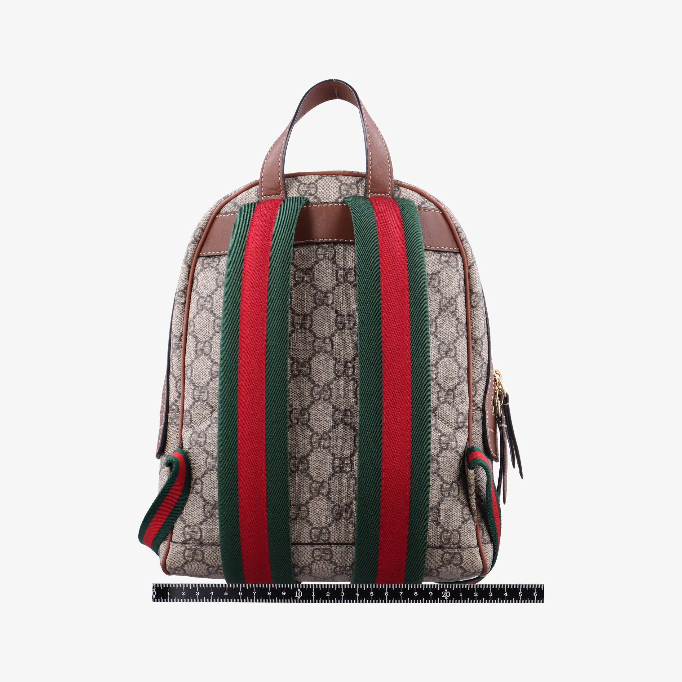Vintage Gucci GG Supreme Tian Beige×Multicolour PVC coated canvas×leather 427042 backpack/rucksack | stylenewstar
