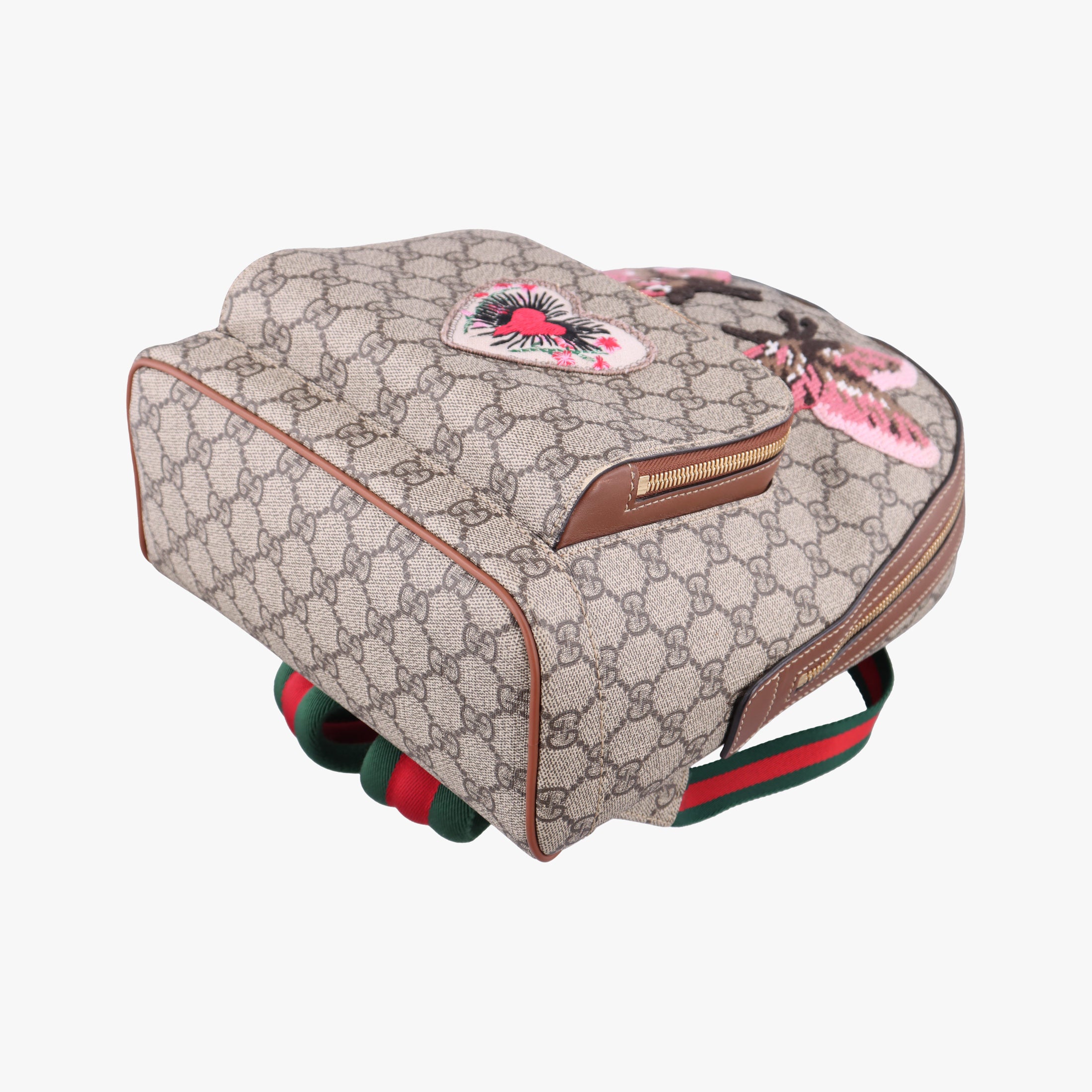 Vintage Gucci GG Supreme Tian Beige×Multicolour PVC coated canvas×leather 427042 backpack/rucksack | stylenewstar