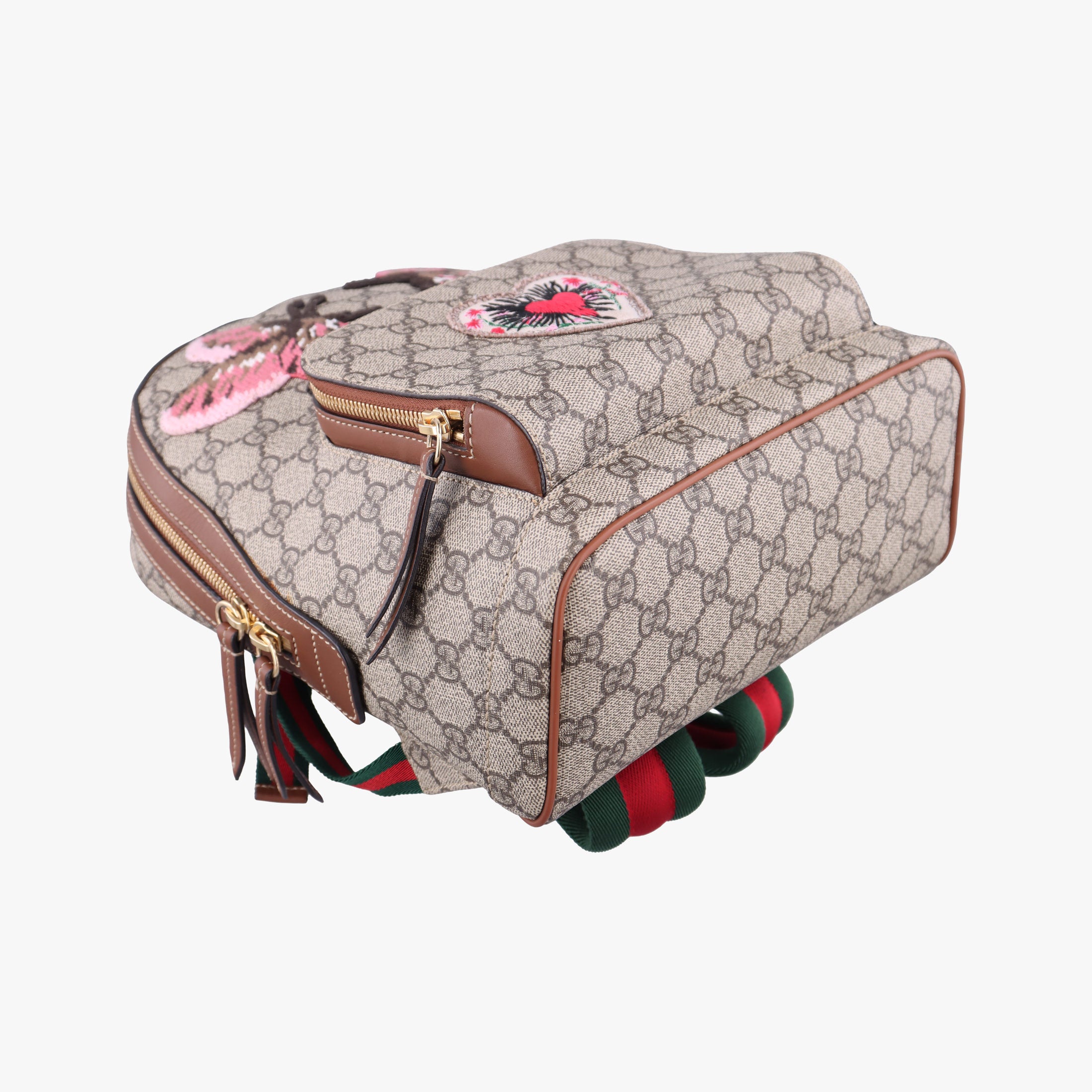 Vintage Gucci GG Supreme Tian Beige×Multicolour PVC coated canvas×leather 427042 backpack/rucksack | stylenewstar