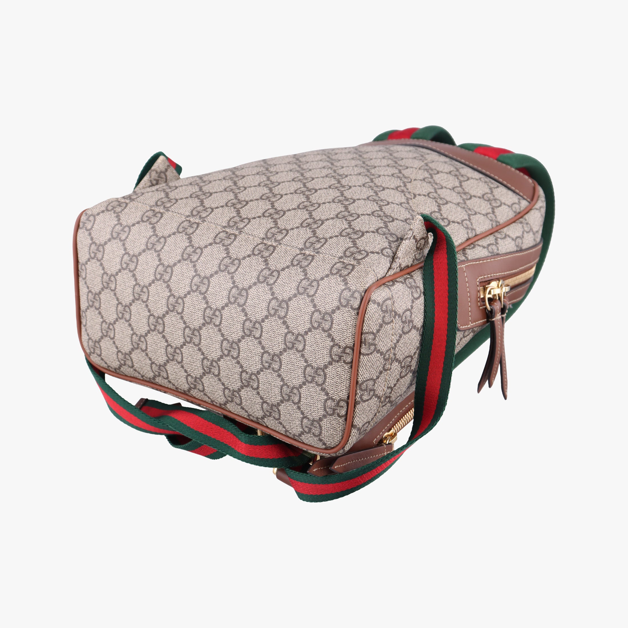 Vintage Gucci GG Supreme Tian Beige×Multicolour PVC coated canvas×leather 427042 backpack/rucksack | stylenewstar