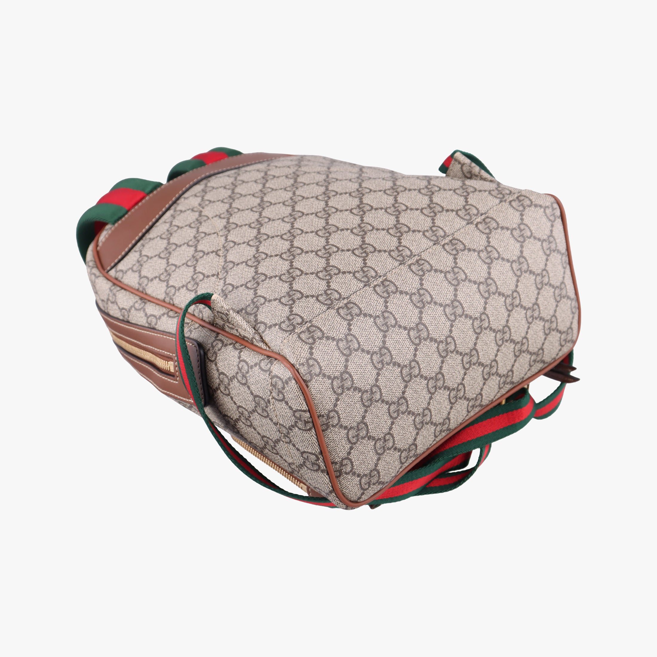 Vintage Gucci GG Supreme Tian Beige×Multicolour PVC coated canvas×leather 427042 backpack/rucksack | stylenewstar