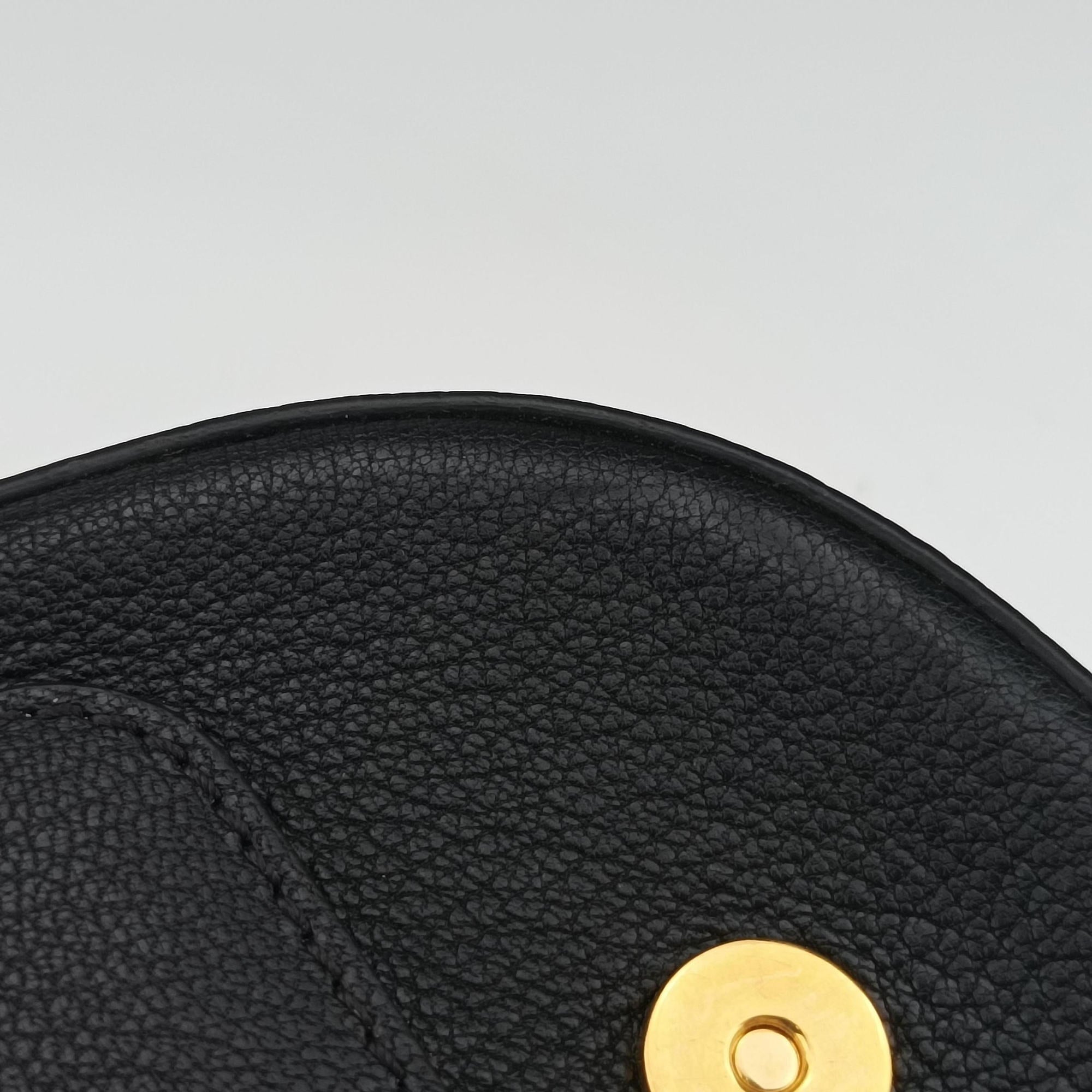 Pre-owned Valentino VRING Black Leather  shoulderbag | stylenewstar