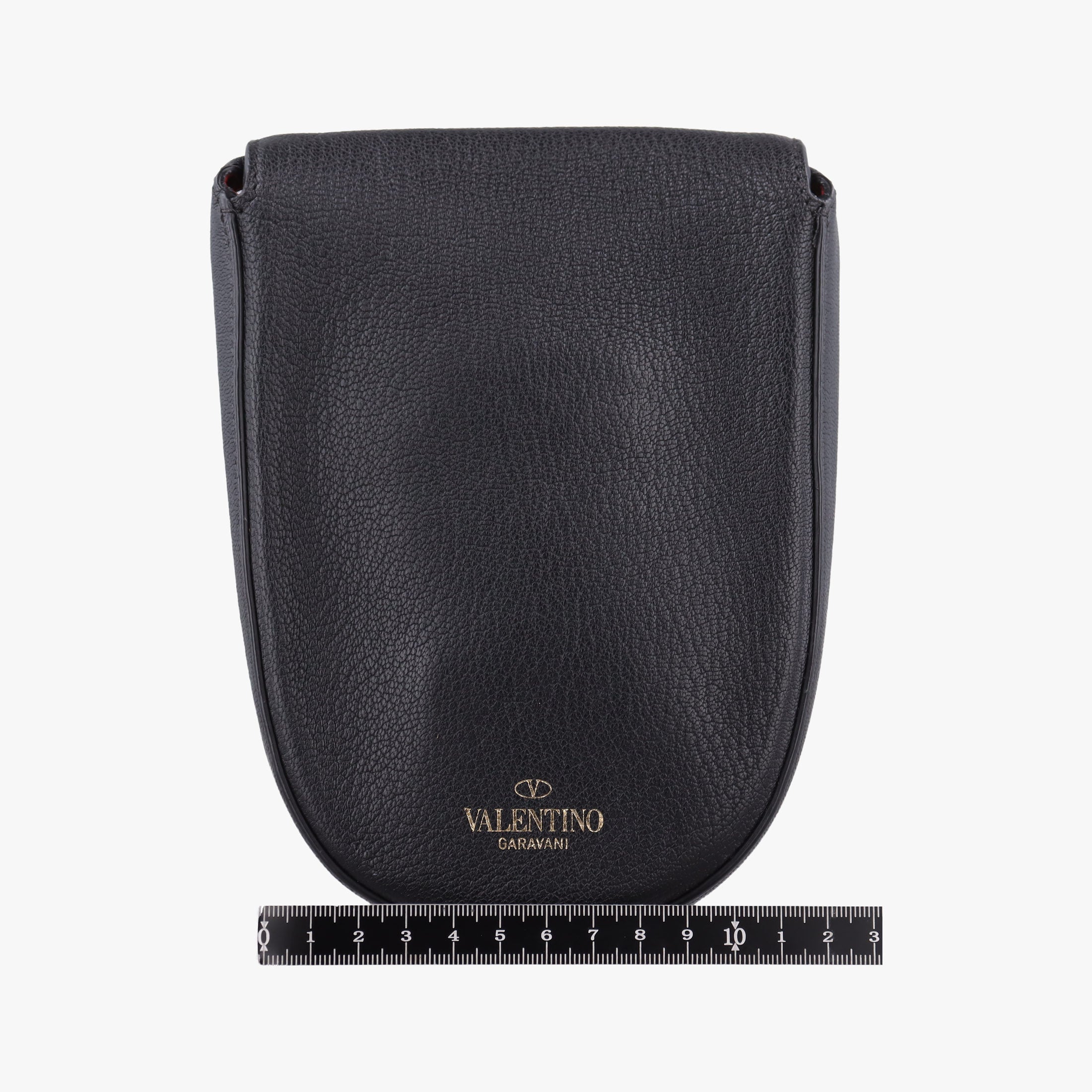 Pre-owned Valentino VRING Black Leather  shoulderbag | stylenewstar