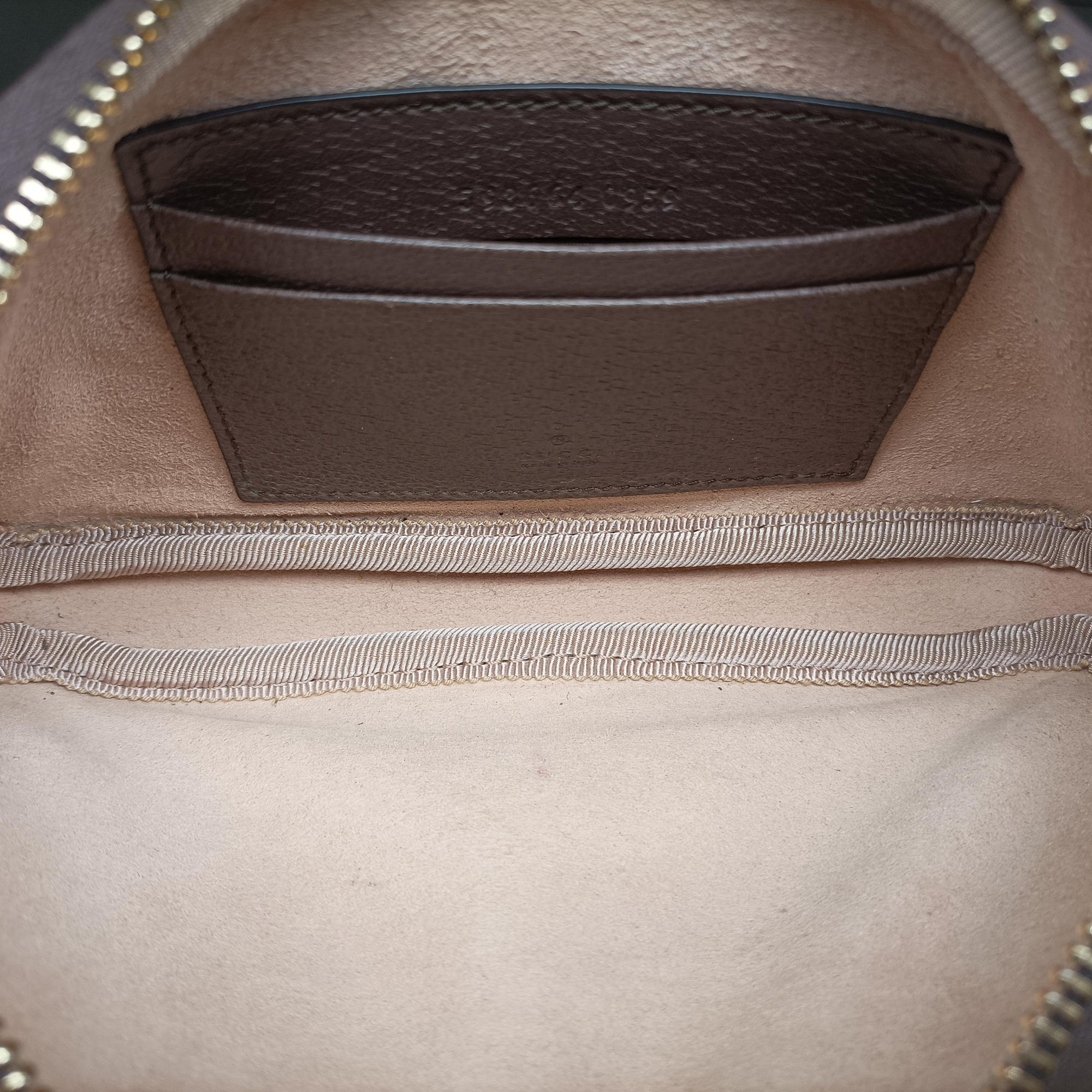 Pre-owned Gucci Ophidia Beige×red×green PVC coated canvas×leather 598664 shoulderbag | stylenewstar