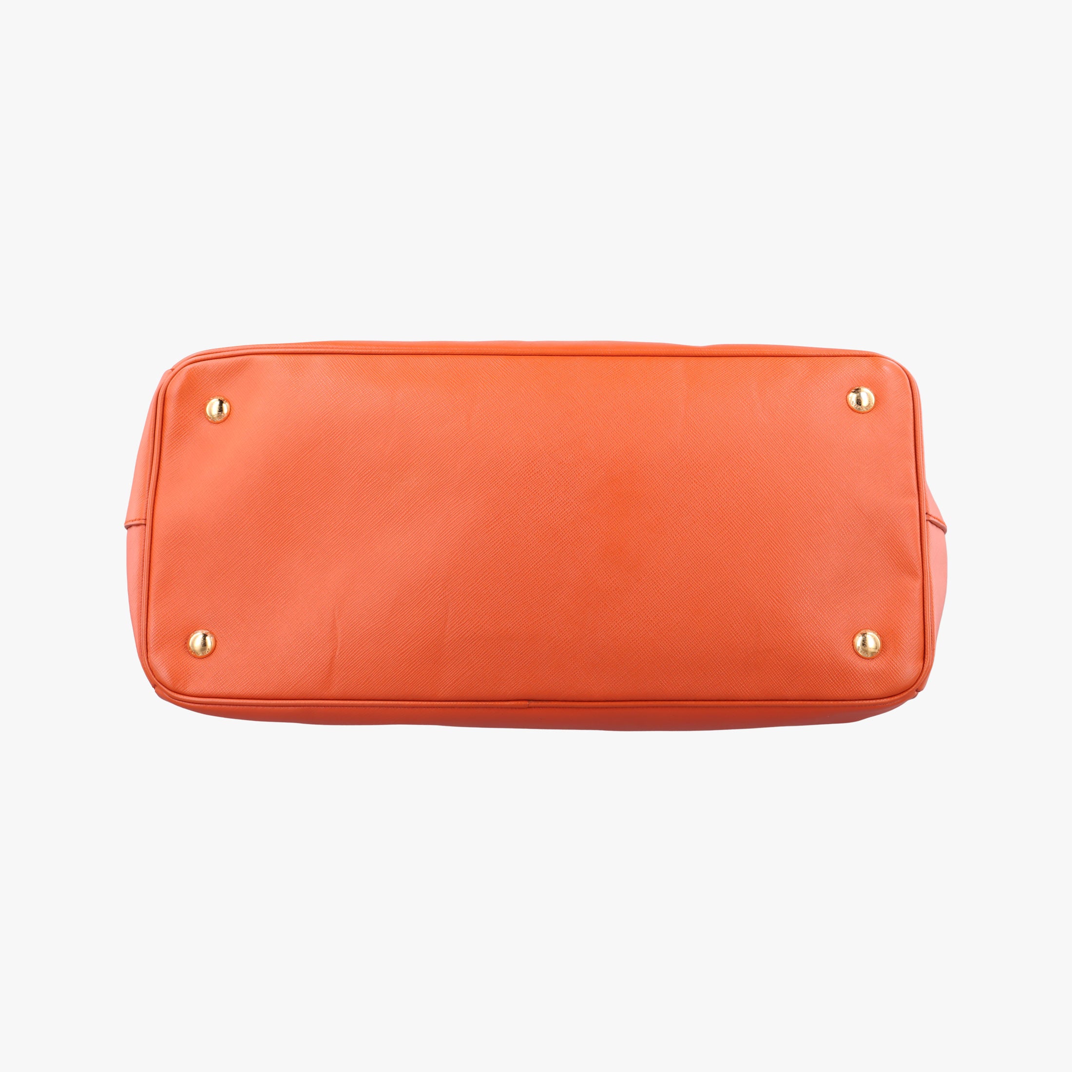 Pre-owned Prada Galleria Orange SAFFIANO Leather BN1844 handbag | stylenewstar