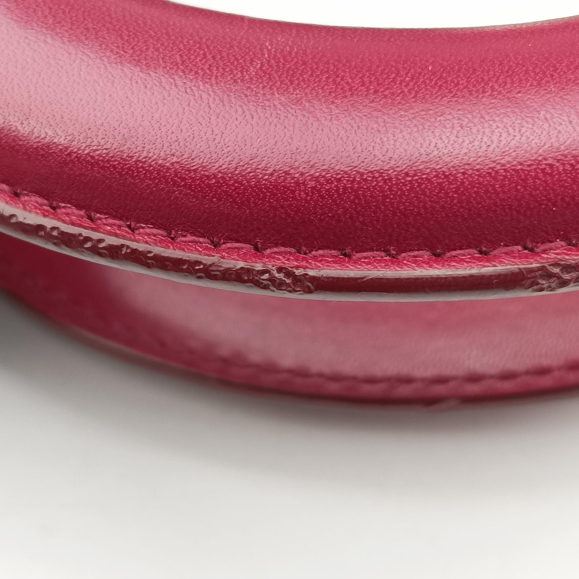 Pre-owned Christian Dior Karenina Burgundy lambskin  handbag | stylenewstar