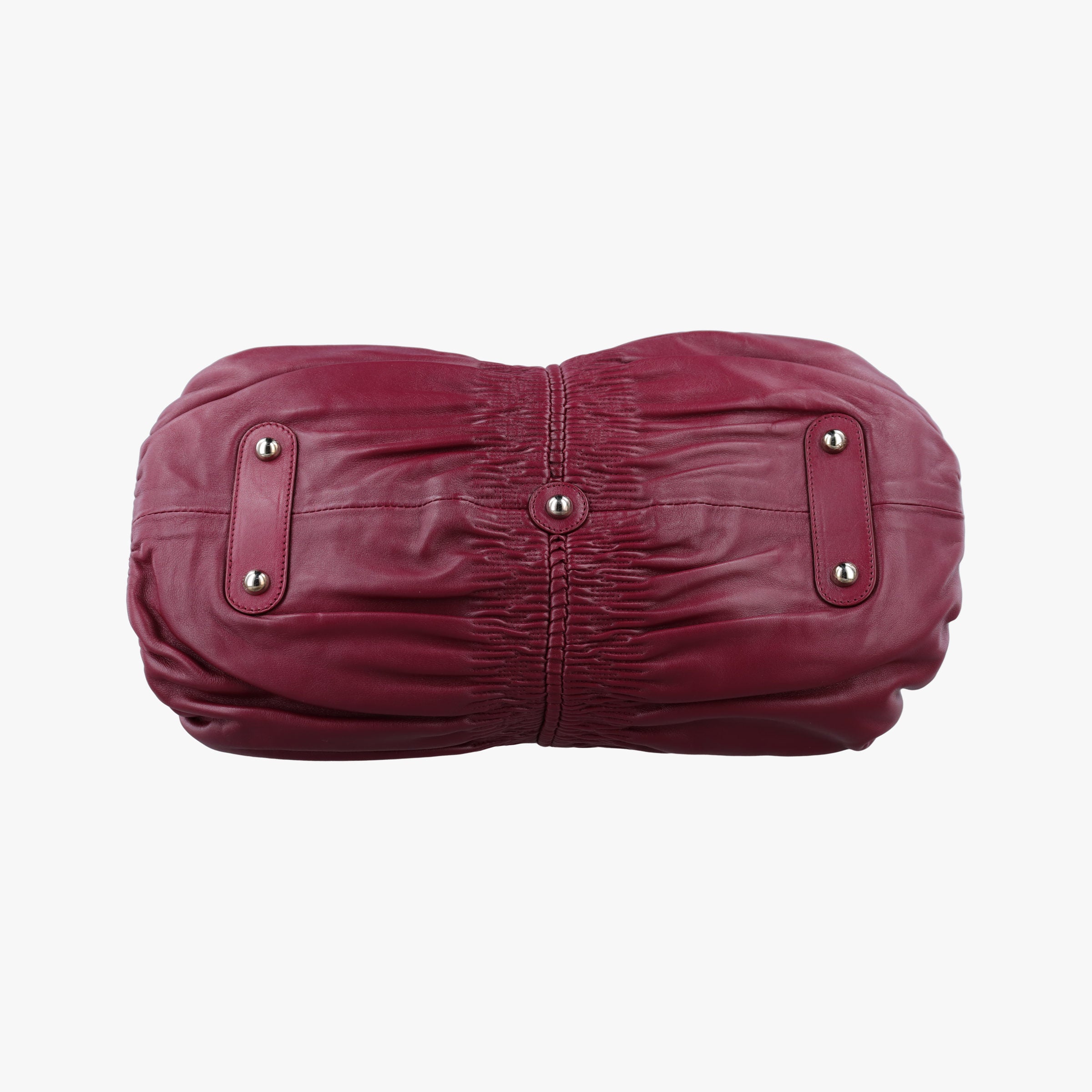 Pre-owned Christian Dior Karenina Burgundy lambskin  handbag | stylenewstar