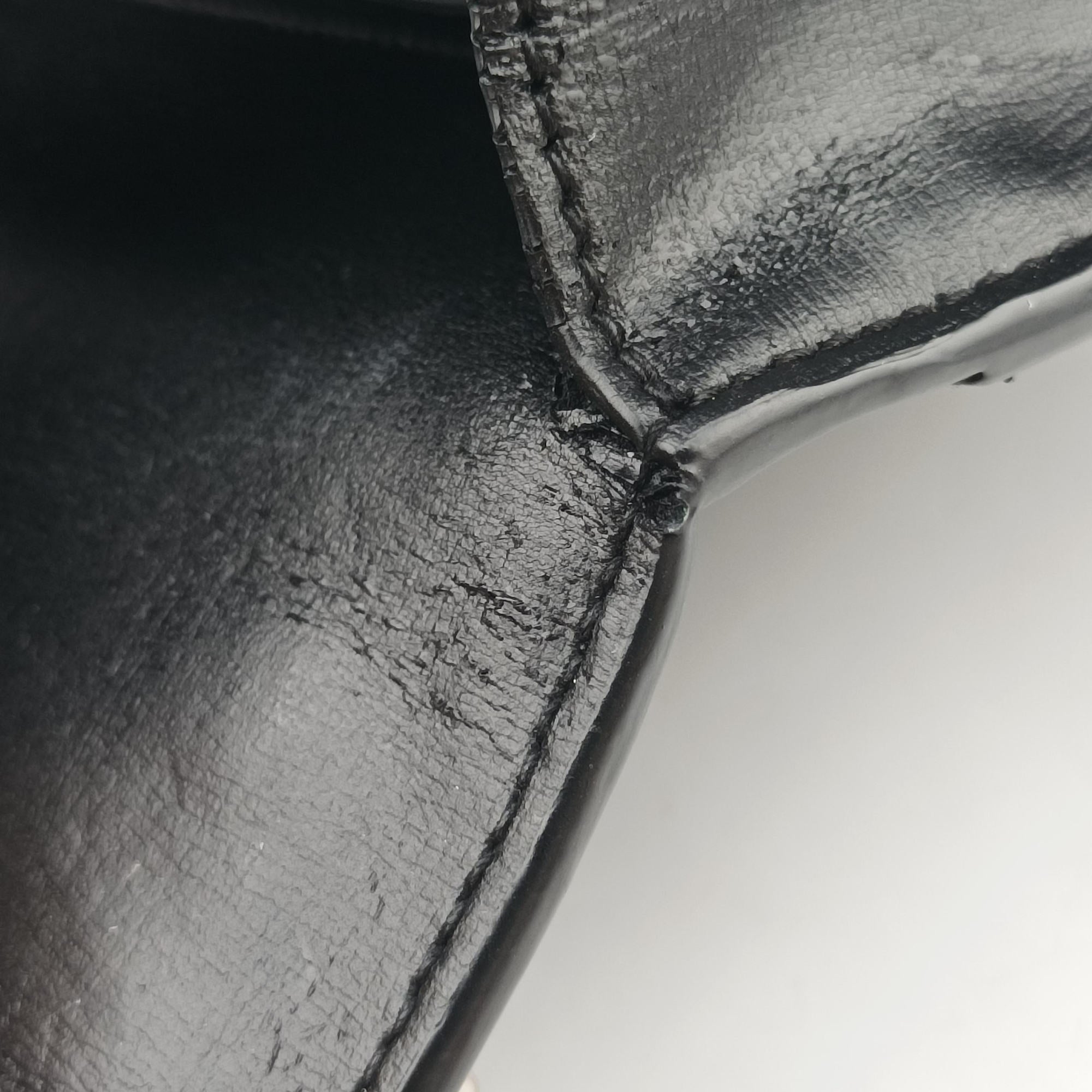 Pre-owned Yves Saint Laurent SUNSET Black Leather 442906 shoulderbag | stylenewstar