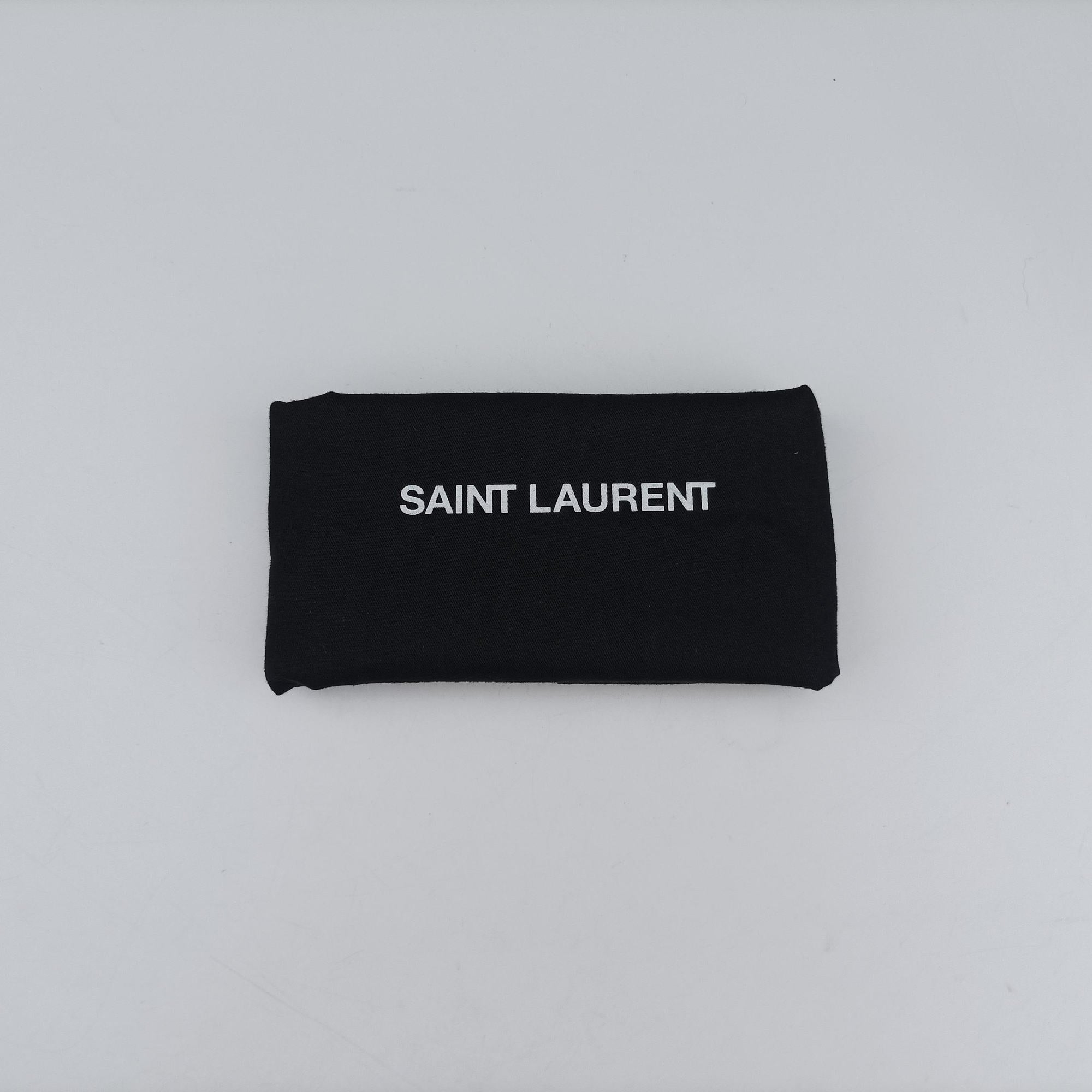 Pre-owned Yves Saint Laurent SUNSET Black Leather 442906 shoulderbag | stylenewstar