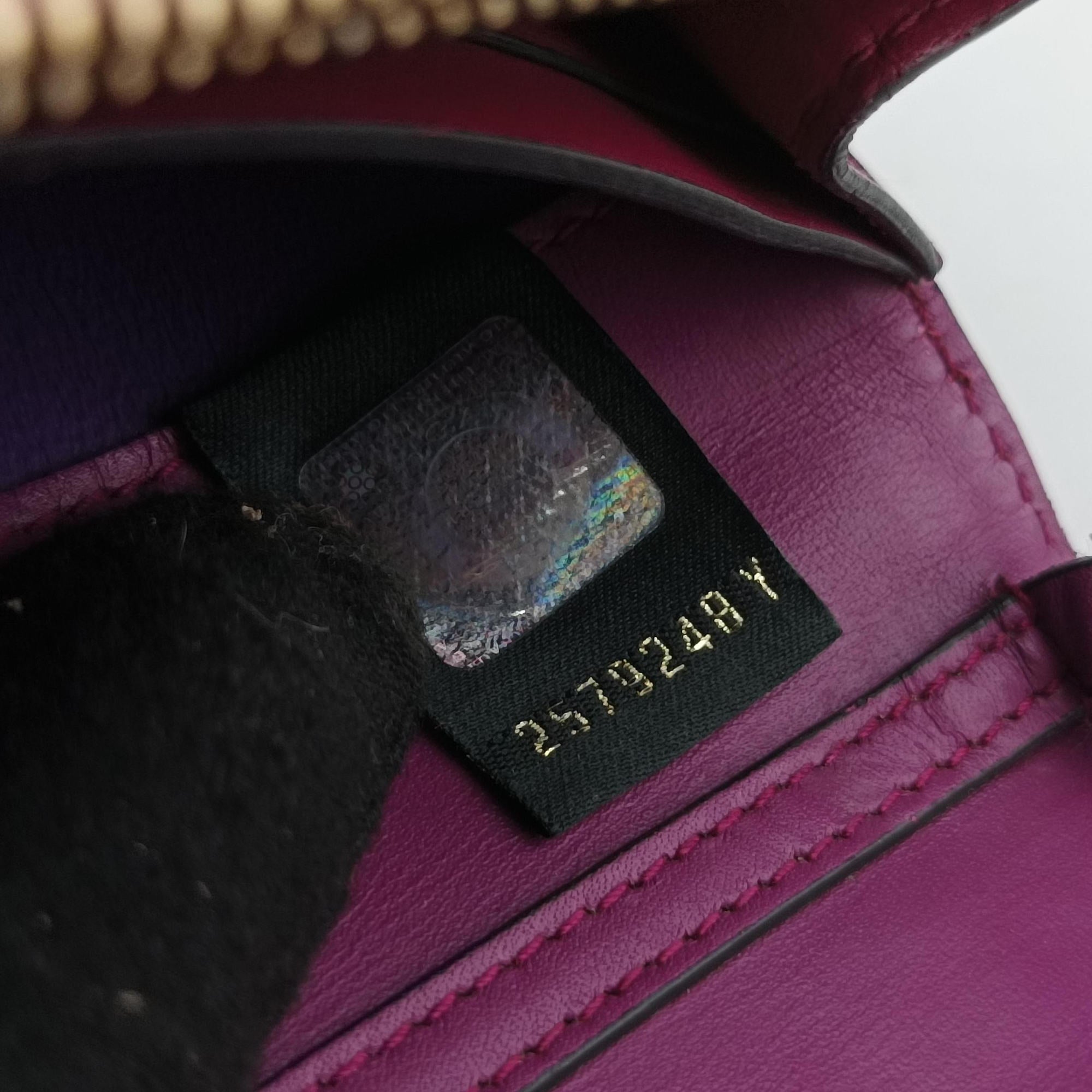 Pre-owned Bvlgari SERPENTI FOREVER Purple Leather  shoulderbag | stylenewstar