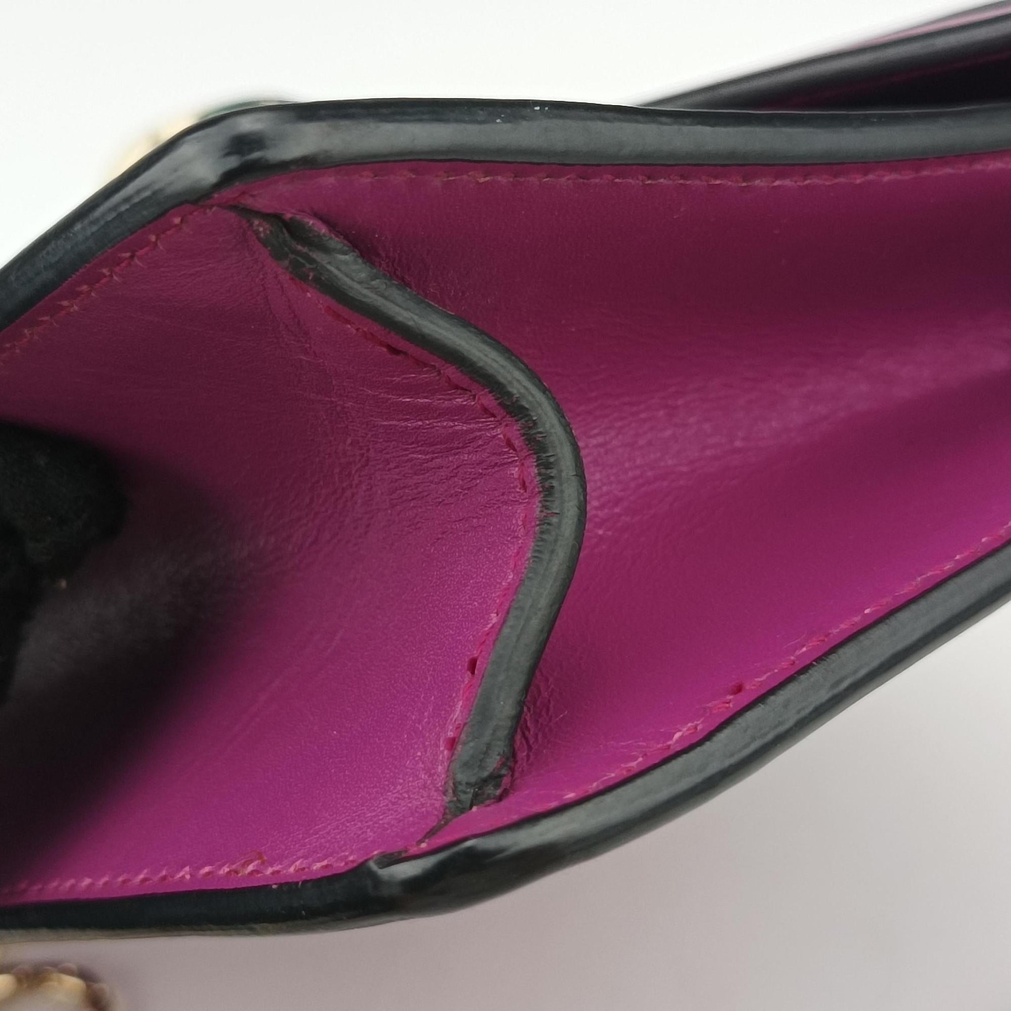 Pre-owned Bvlgari SERPENTI FOREVER Purple Leather  shoulderbag | stylenewstar