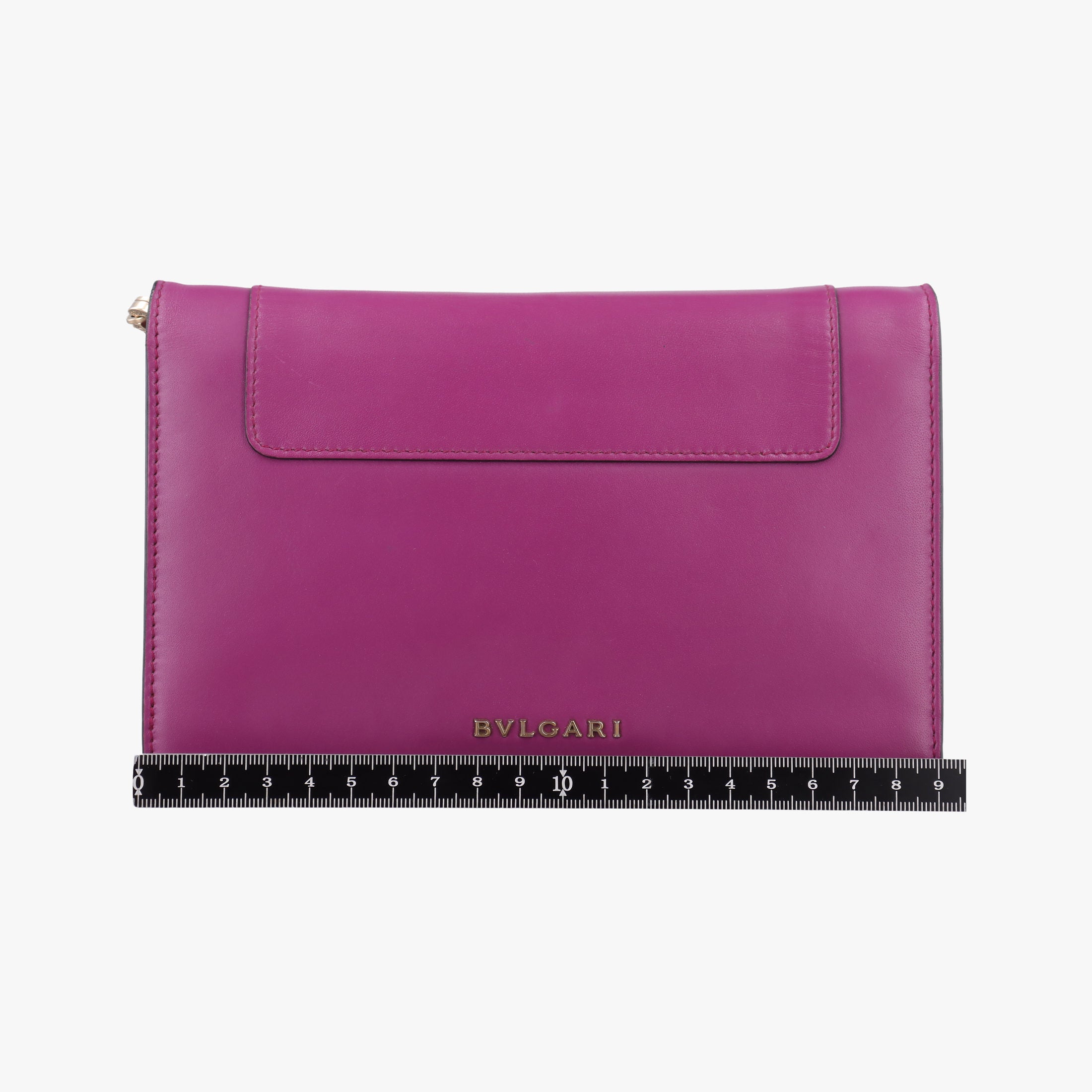 Pre-owned Bvlgari SERPENTI FOREVER Purple Leather  shoulderbag | stylenewstar