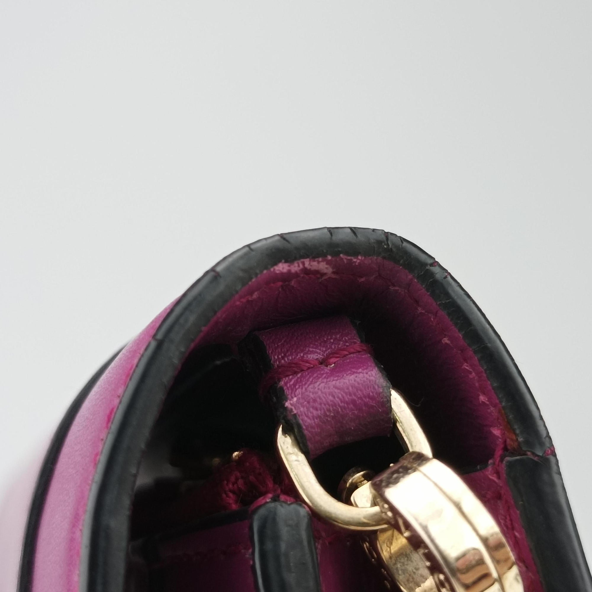 Pre-owned Bvlgari SERPENTI FOREVER Purple Leather  shoulderbag | stylenewstar