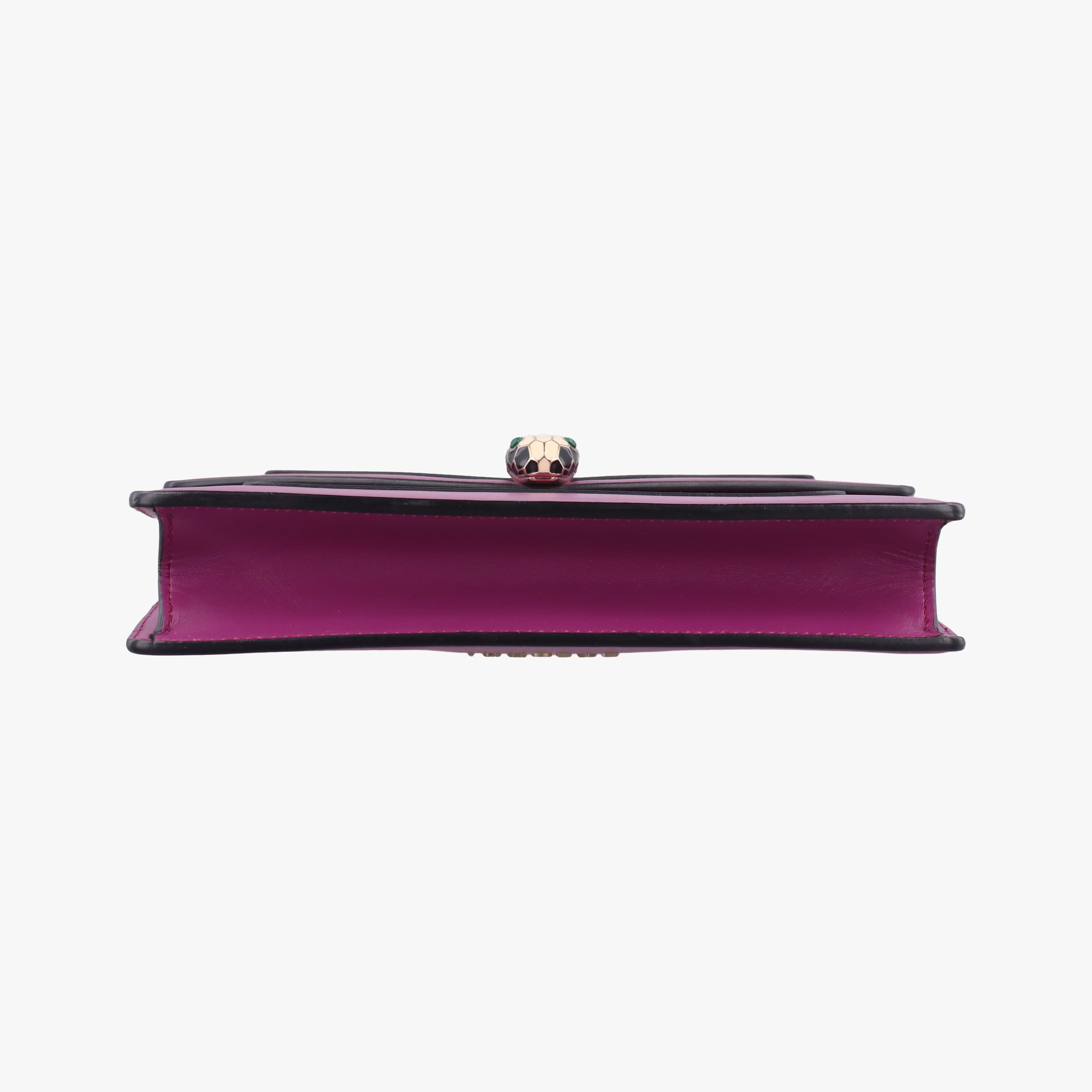 Pre-owned Bvlgari SERPENTI FOREVER Purple Leather  shoulderbag | stylenewstar