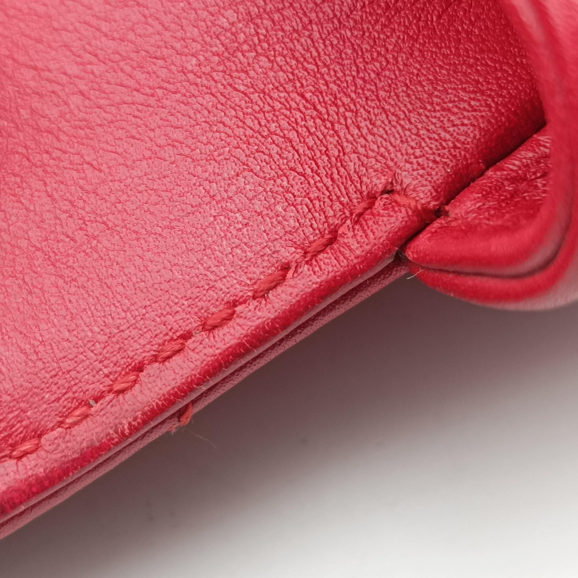Secondhand Gucci GG Marmont Red Leather 476433 shoulderbag | stylenewstar