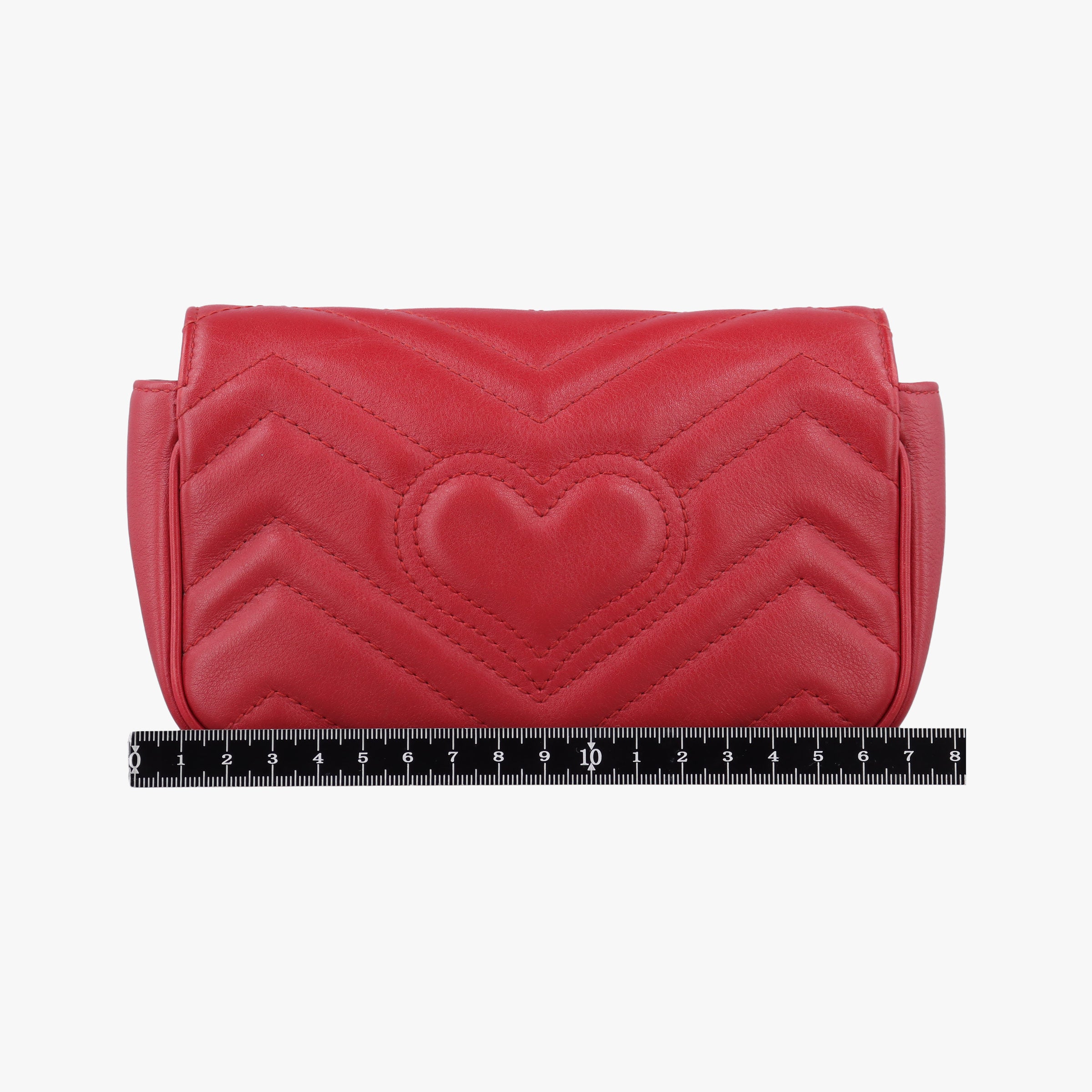 Secondhand Gucci GG Marmont Red Leather 476433 shoulderbag | stylenewstar