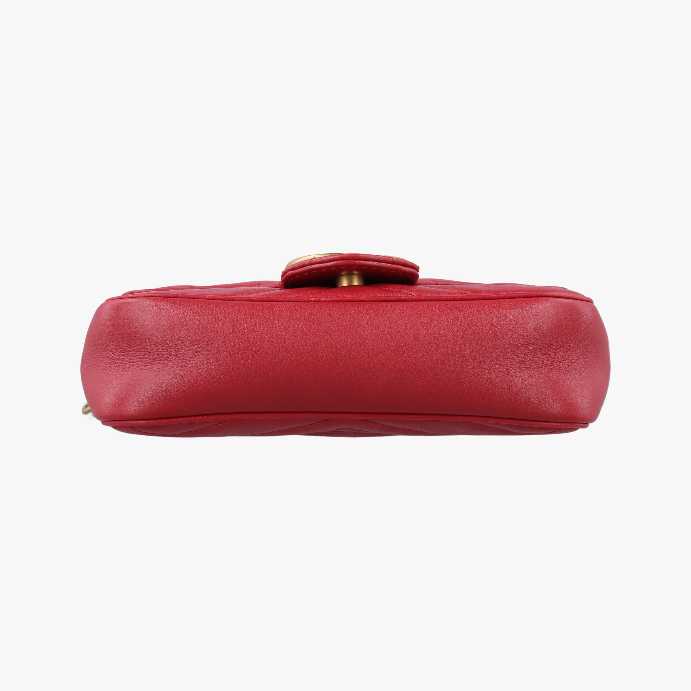 Secondhand Gucci GG Marmont Red Leather 476433 shoulderbag | stylenewstar