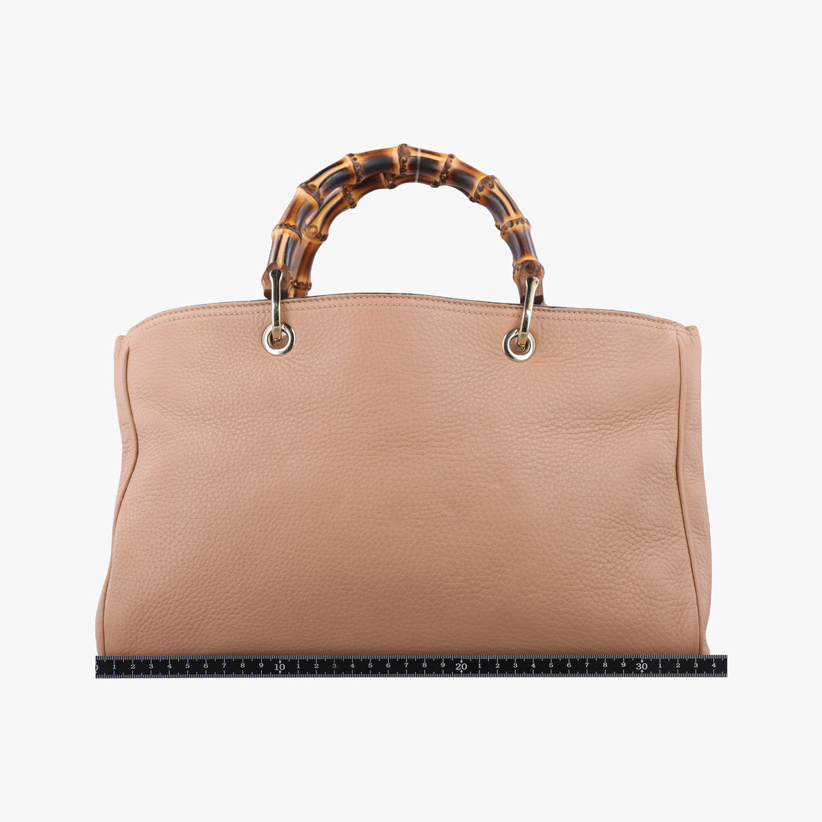 Pre-owned Gucci Bamboo Shopper Beige Leather 323660 shoulderbag | stylenewstar