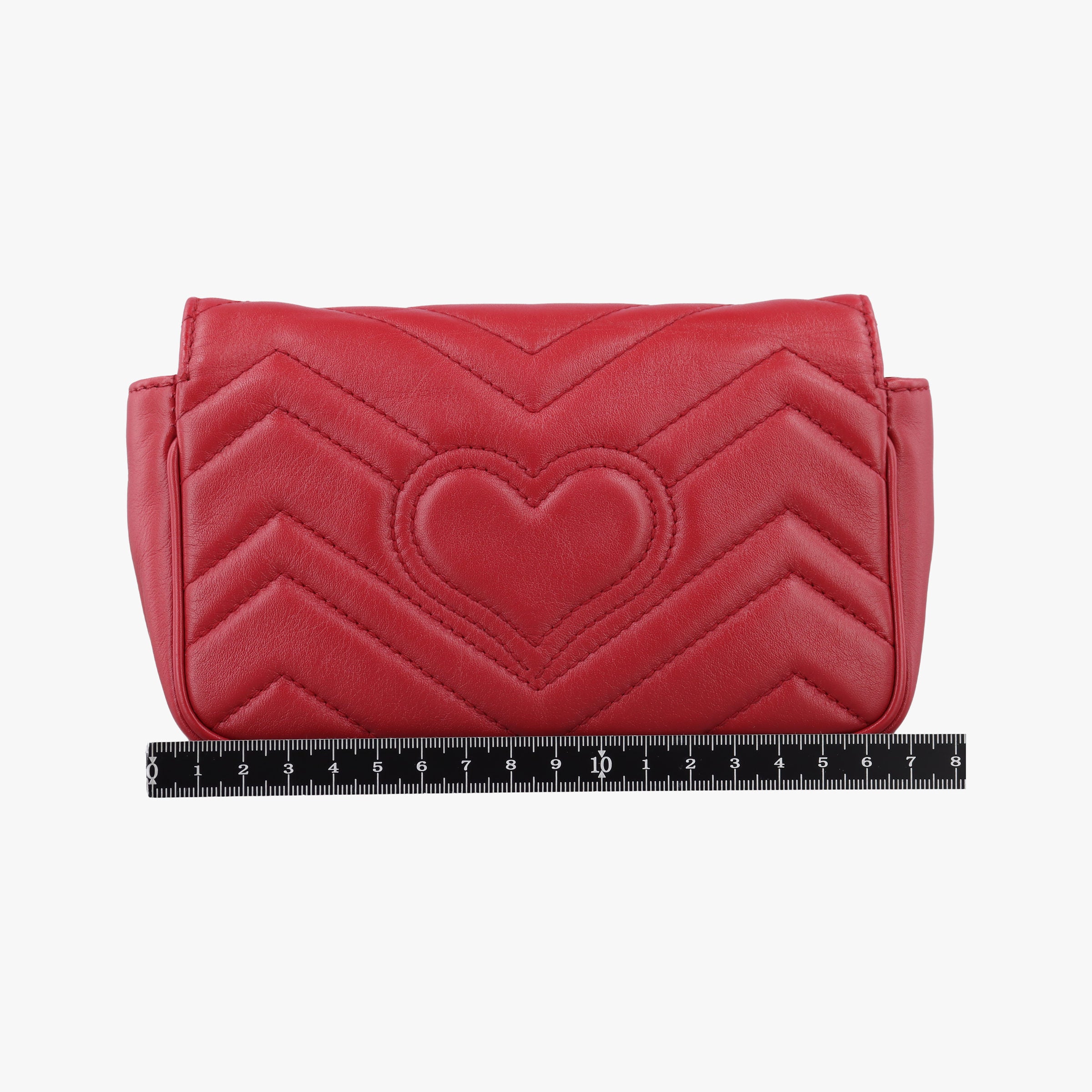 Secondhand Gucci GG Marmont Red Leather 476433 shoulderbag | stylenewstar