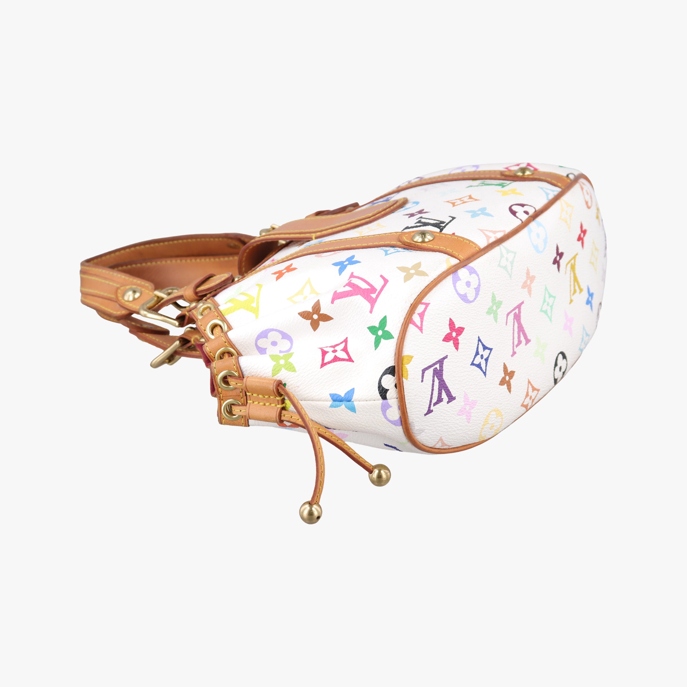 Vintage Louis Vuitton Teda PM white Monogram Multicolor M92348 handbag | stylenewstar