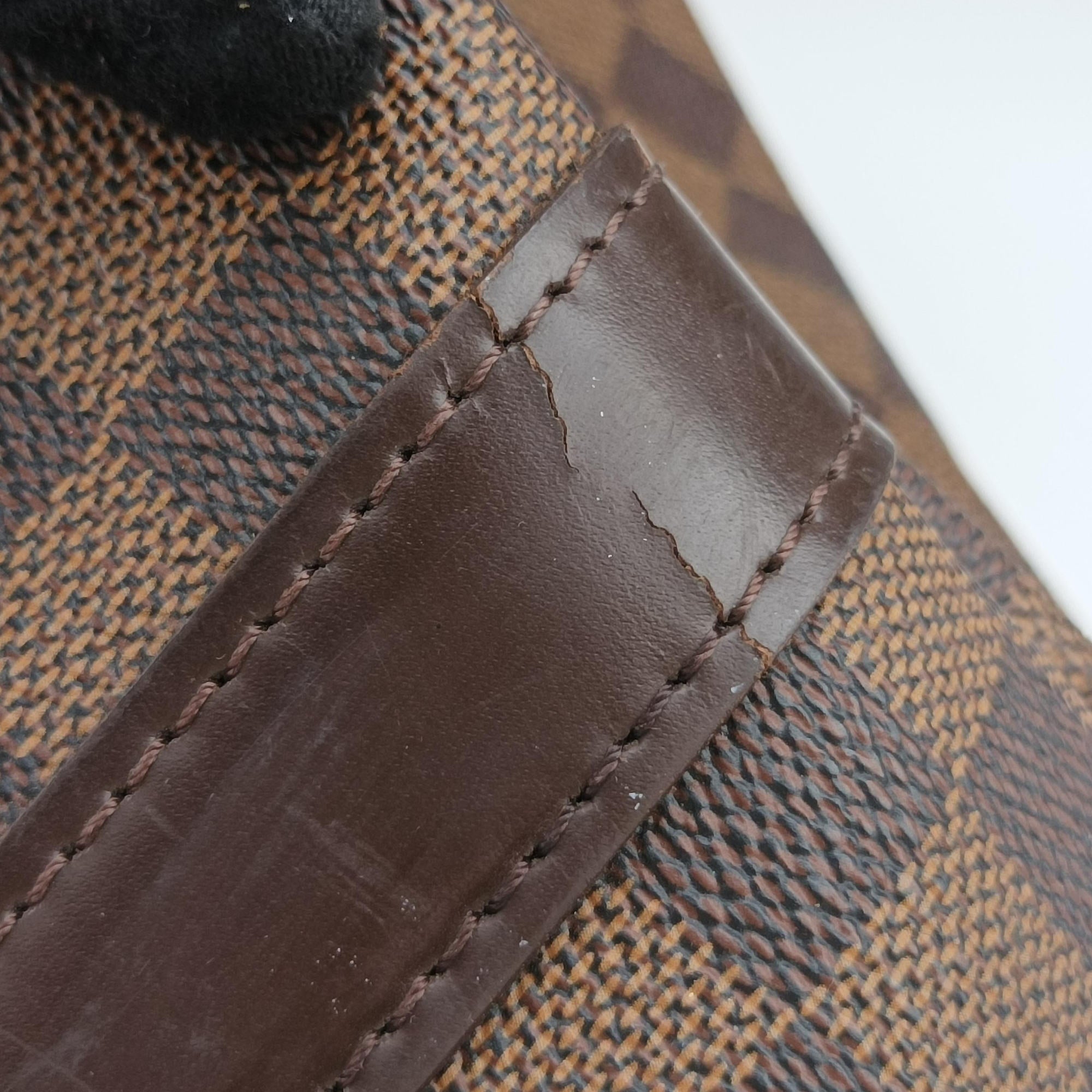 Pre-owned Louis Vuitton Keepall Bandouliere 55 EBENE Monogram Canvas N41414 shoulderbag | stylenewstar