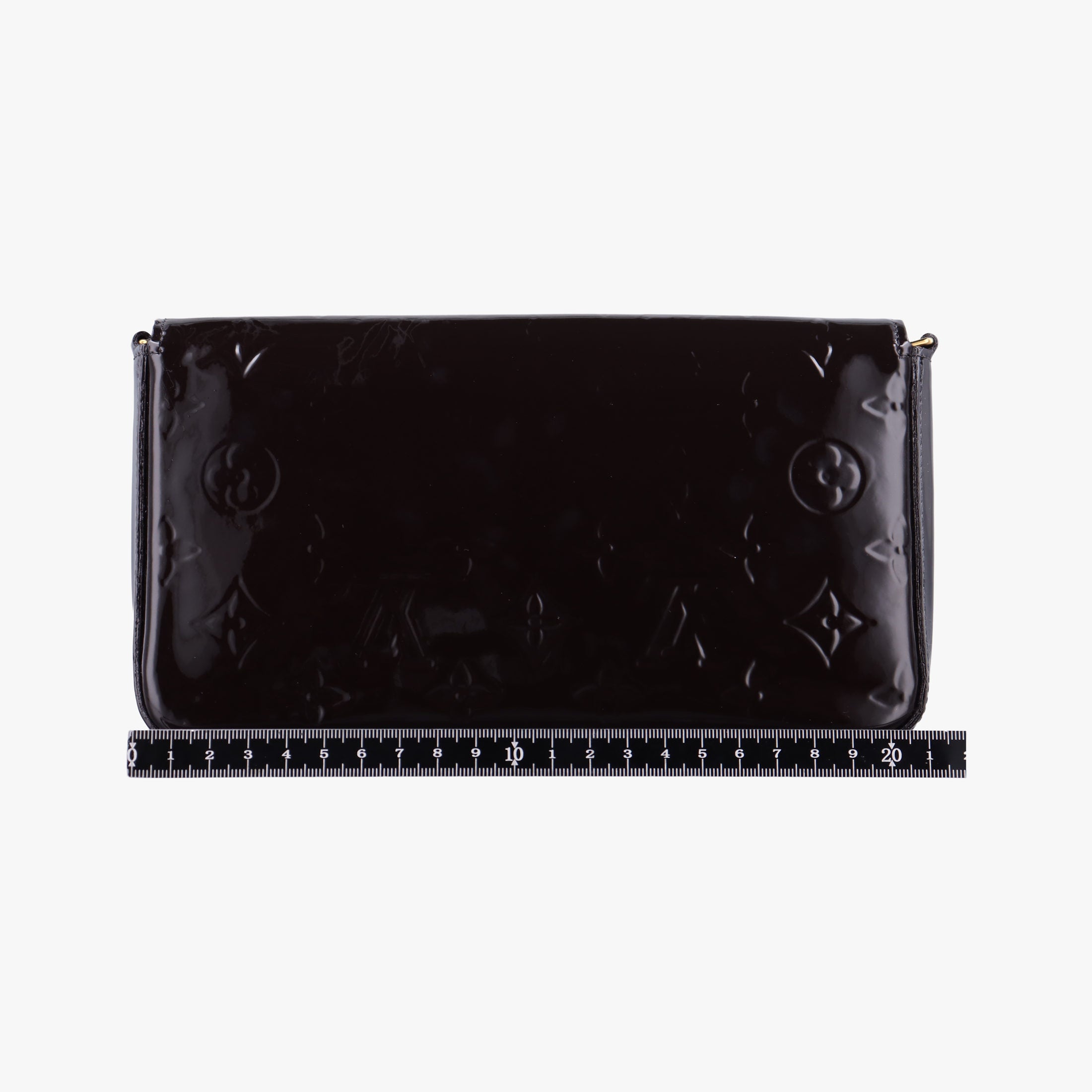 Pre-owned Louis Vuitton Pochette Félice Amarante Vernis M61267 shoulderbag | stylenewstar